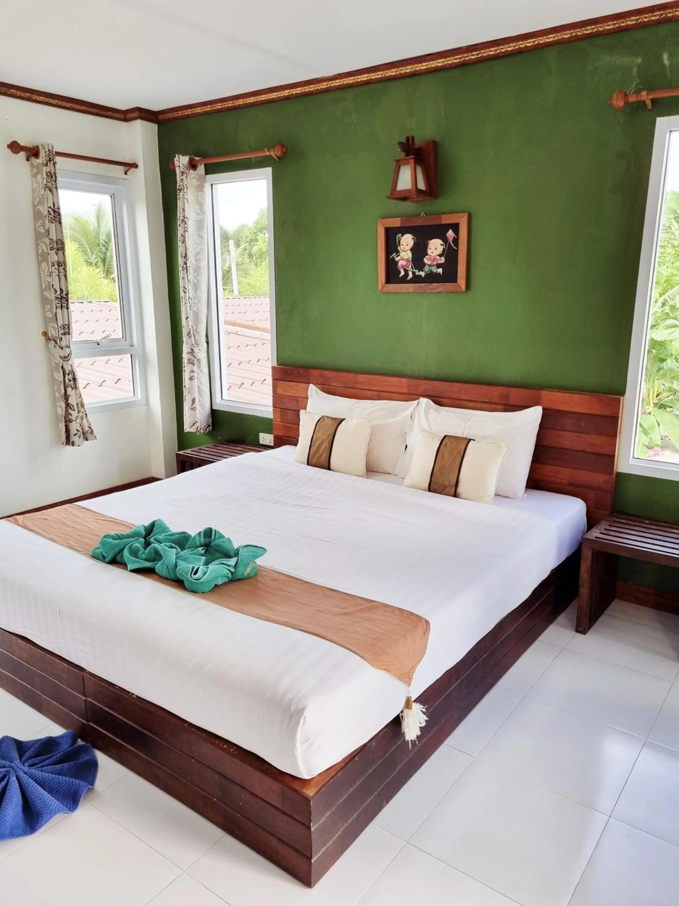 Bed in Cha-Cha Hotel