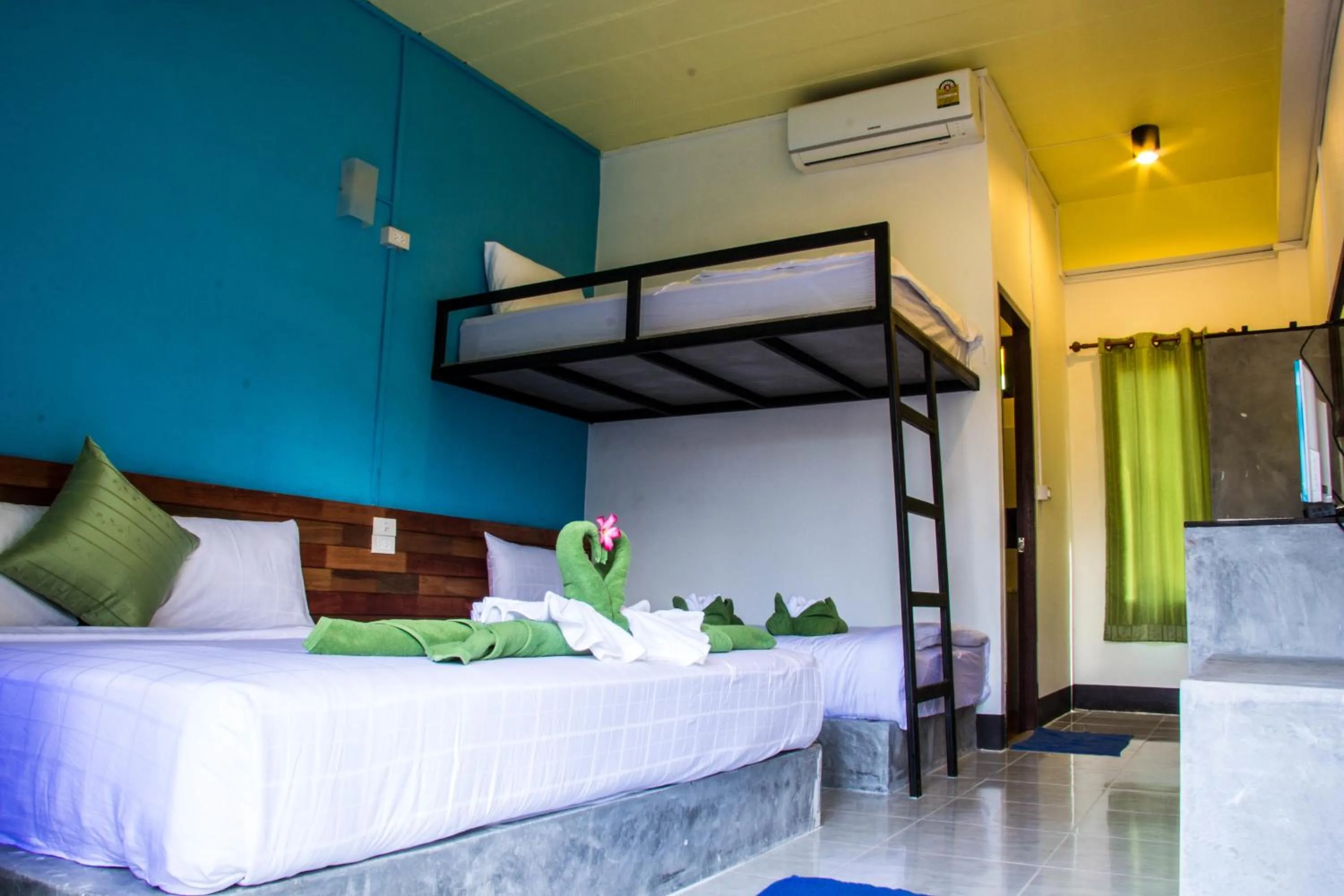 Bed in Cha-Cha Hotel