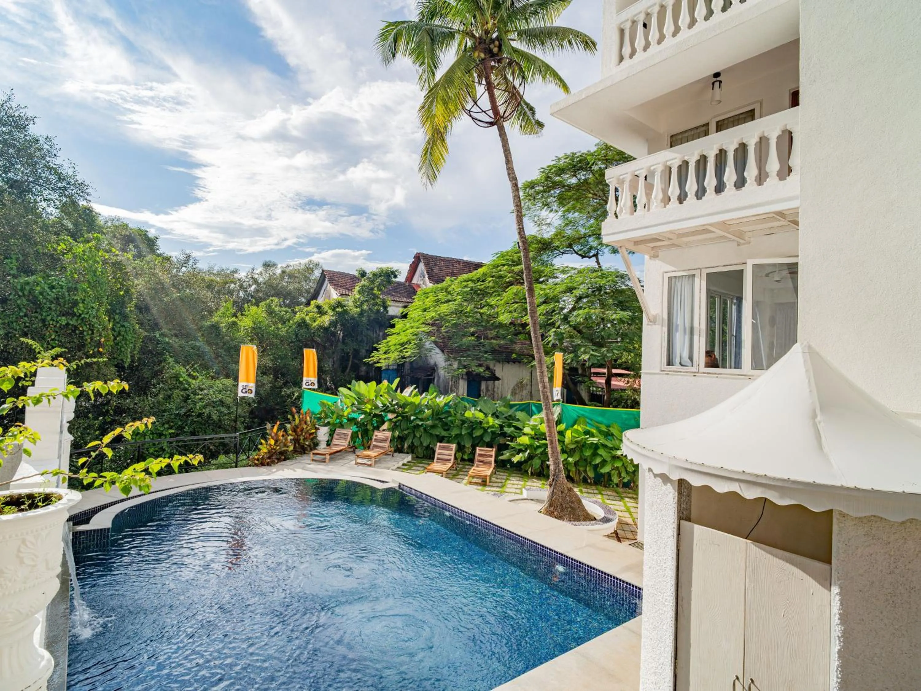 Patio in The Hosteller Goa, Old Goa
