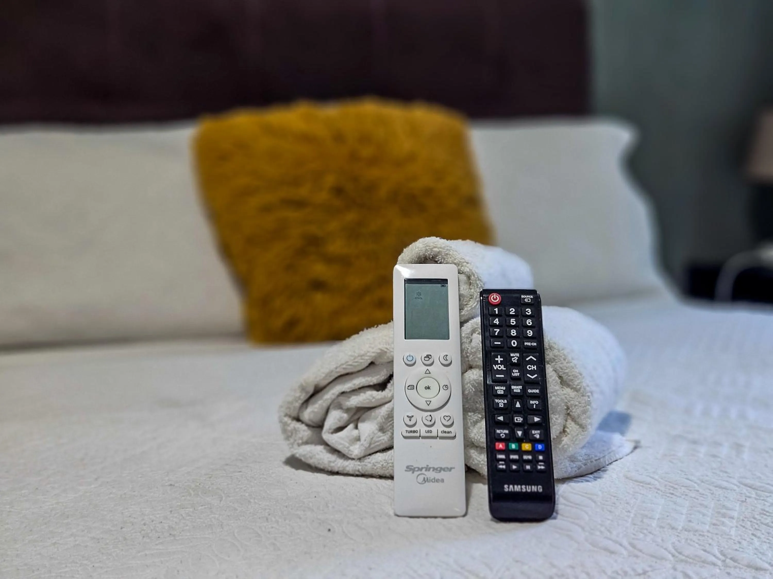 Bed in Pousada Abacateiro