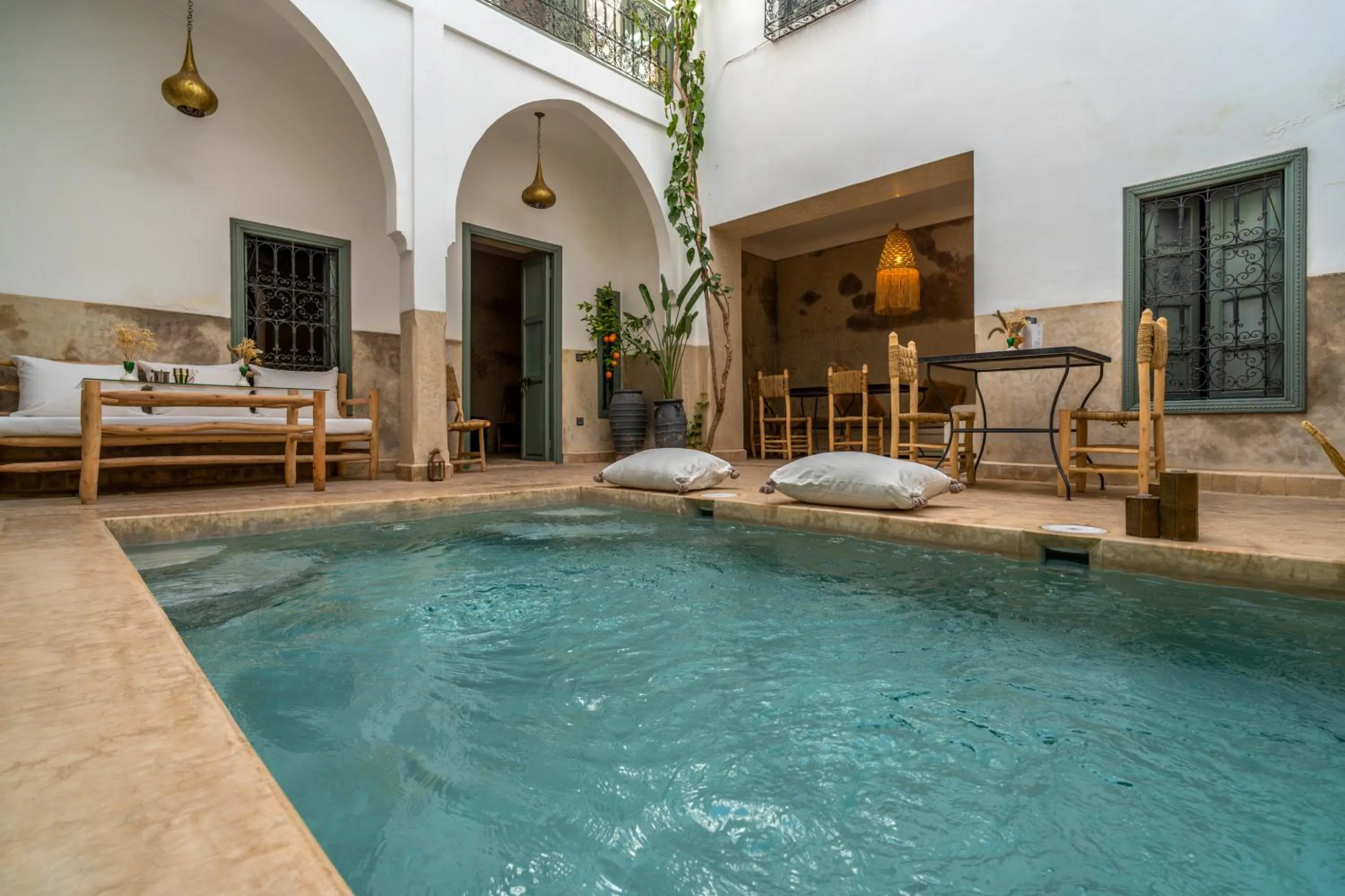Pool view in Riad Nafora