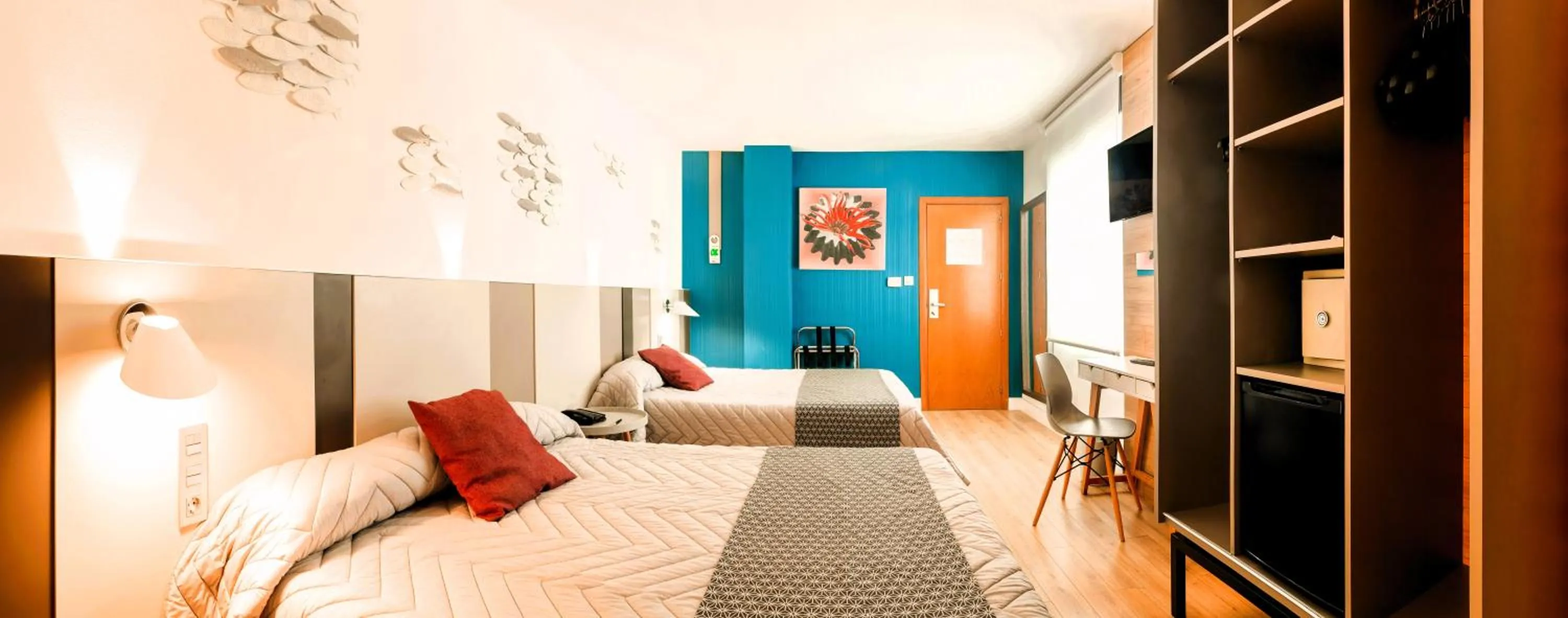 Bed in Hotel Olympus