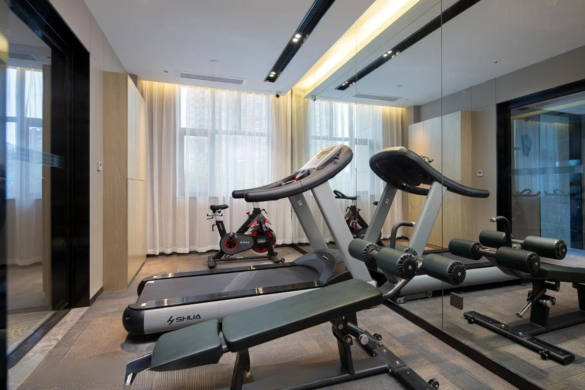 Fitness centre/facilities in Echarm Hotel Changsha Huangxing Avenue Airport Store