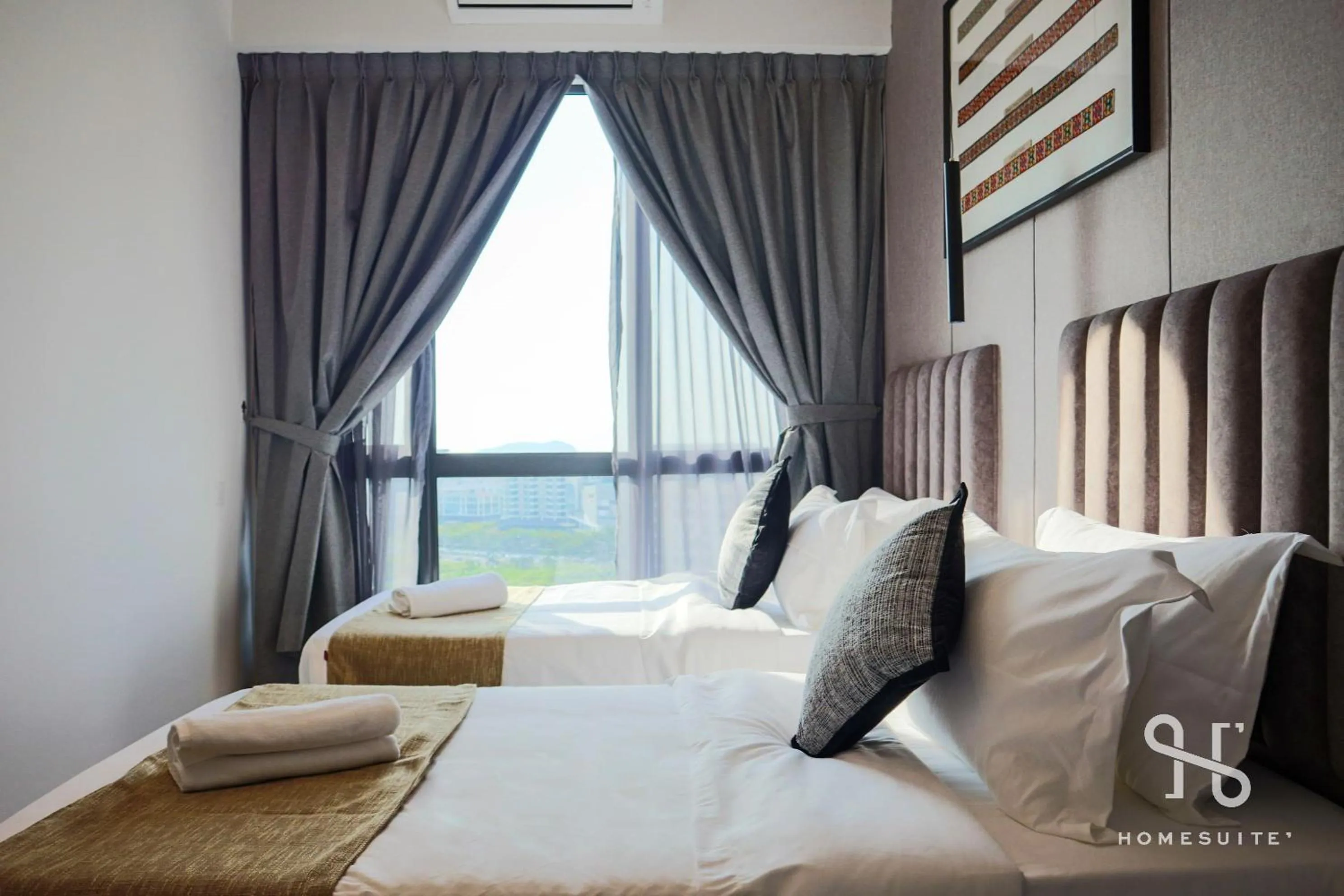 Bed in The SIGAR Hotel at Sutera Bay