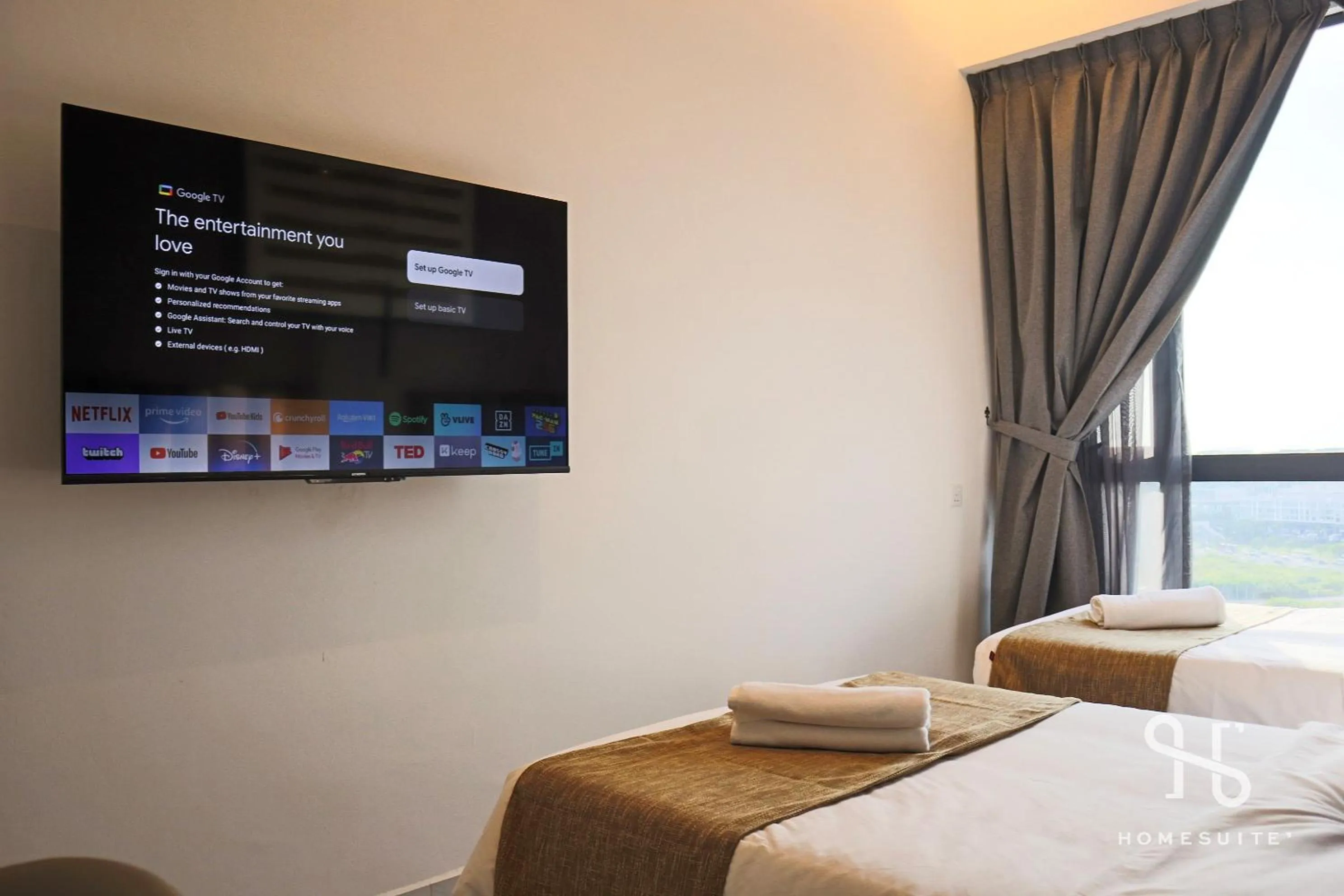 TV and multimedia, Bed in The SIGAR Hotel at Sutera Bay