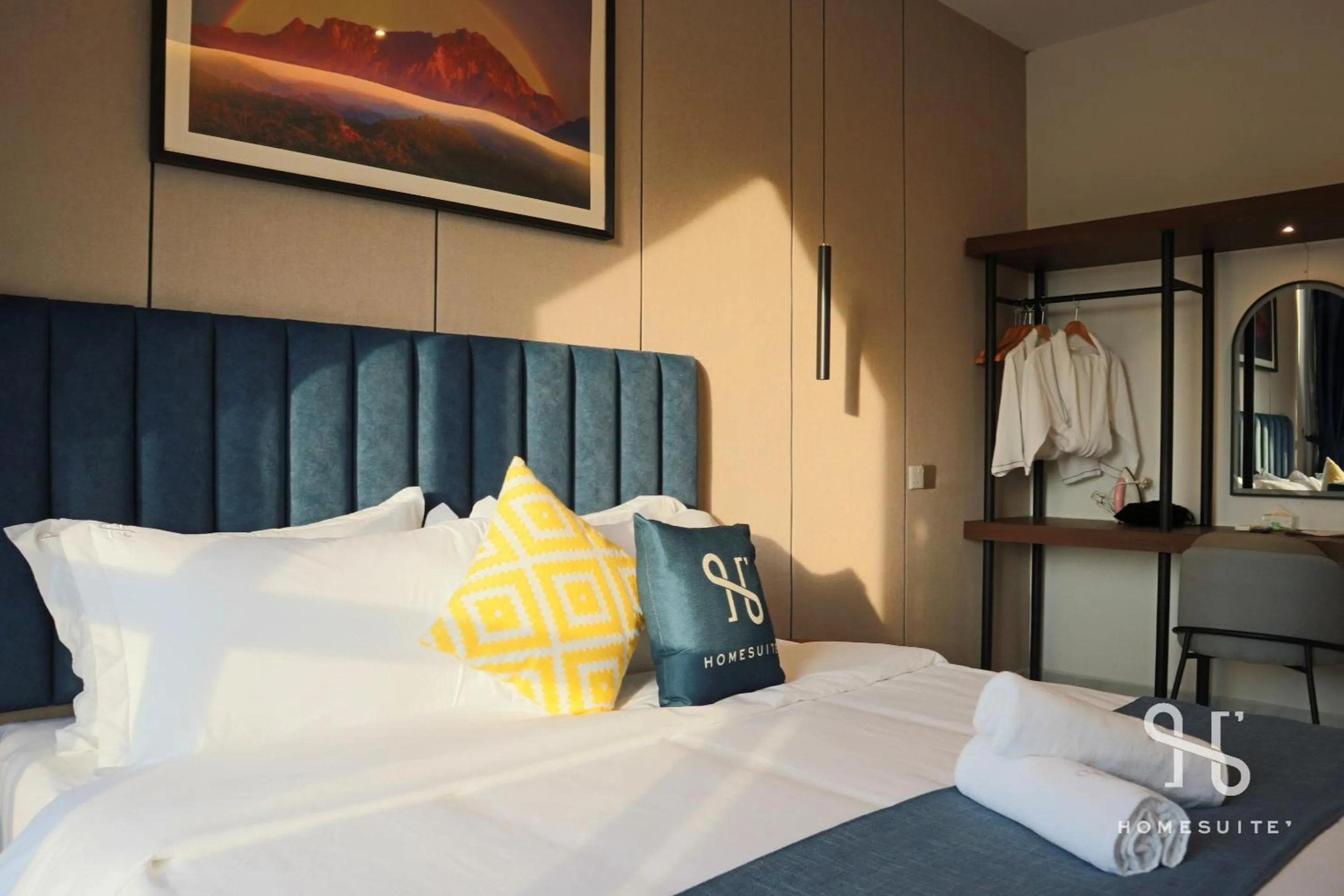 Bed in The SIGAR Hotel at Sutera Bay