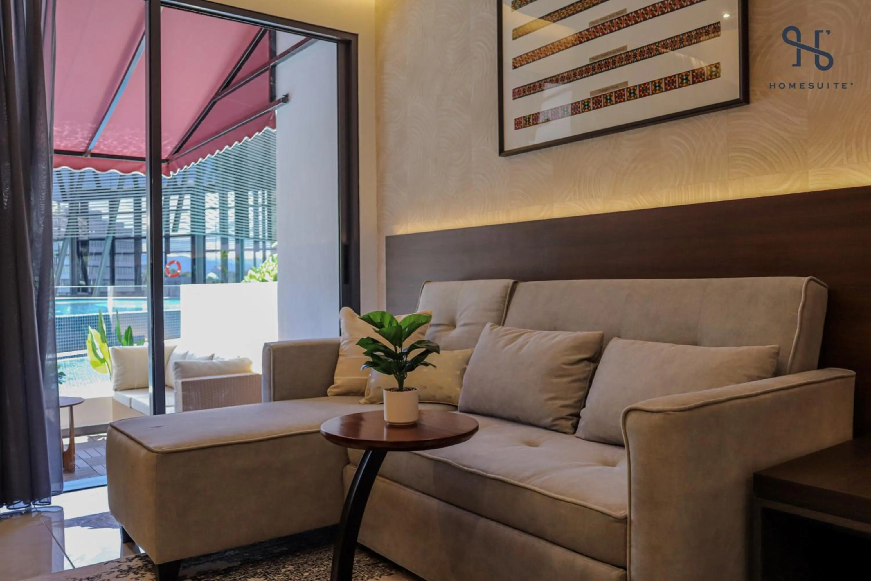 Living room in The SIGAR Hotel at Sutera Bay