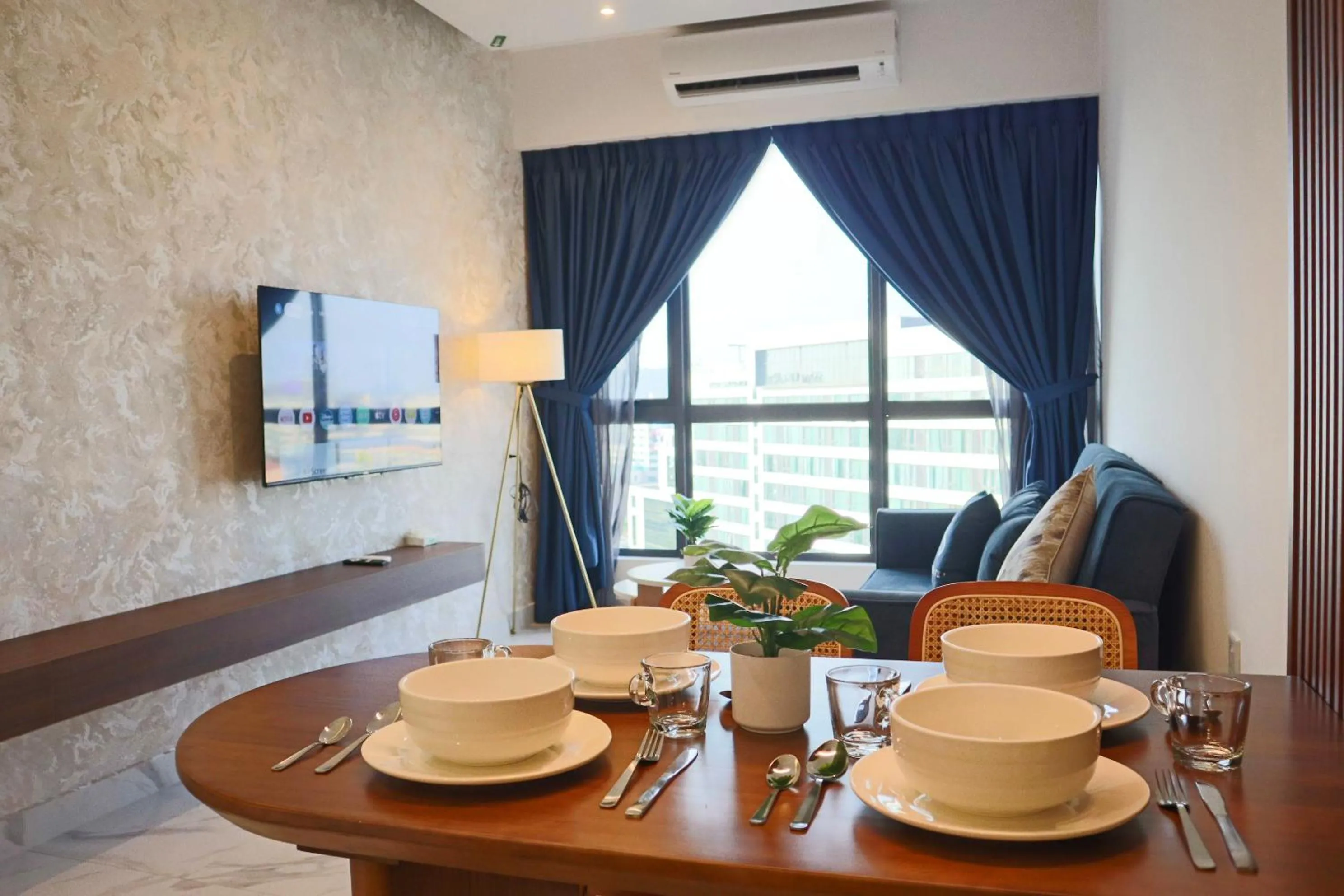 Living room in The SIGAR Hotel at Sutera Bay