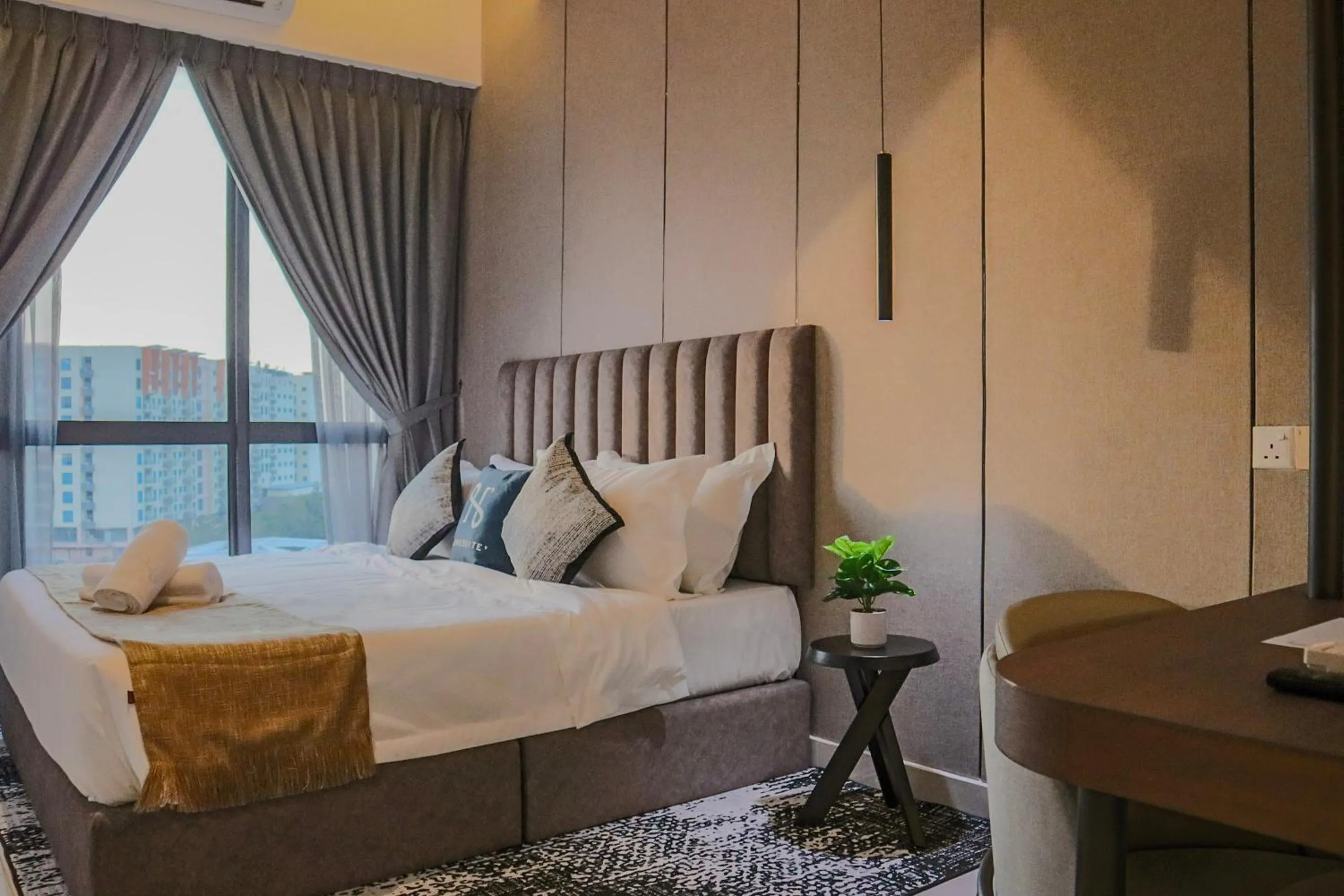 Bed in The SIGAR Hotel at Sutera Bay
