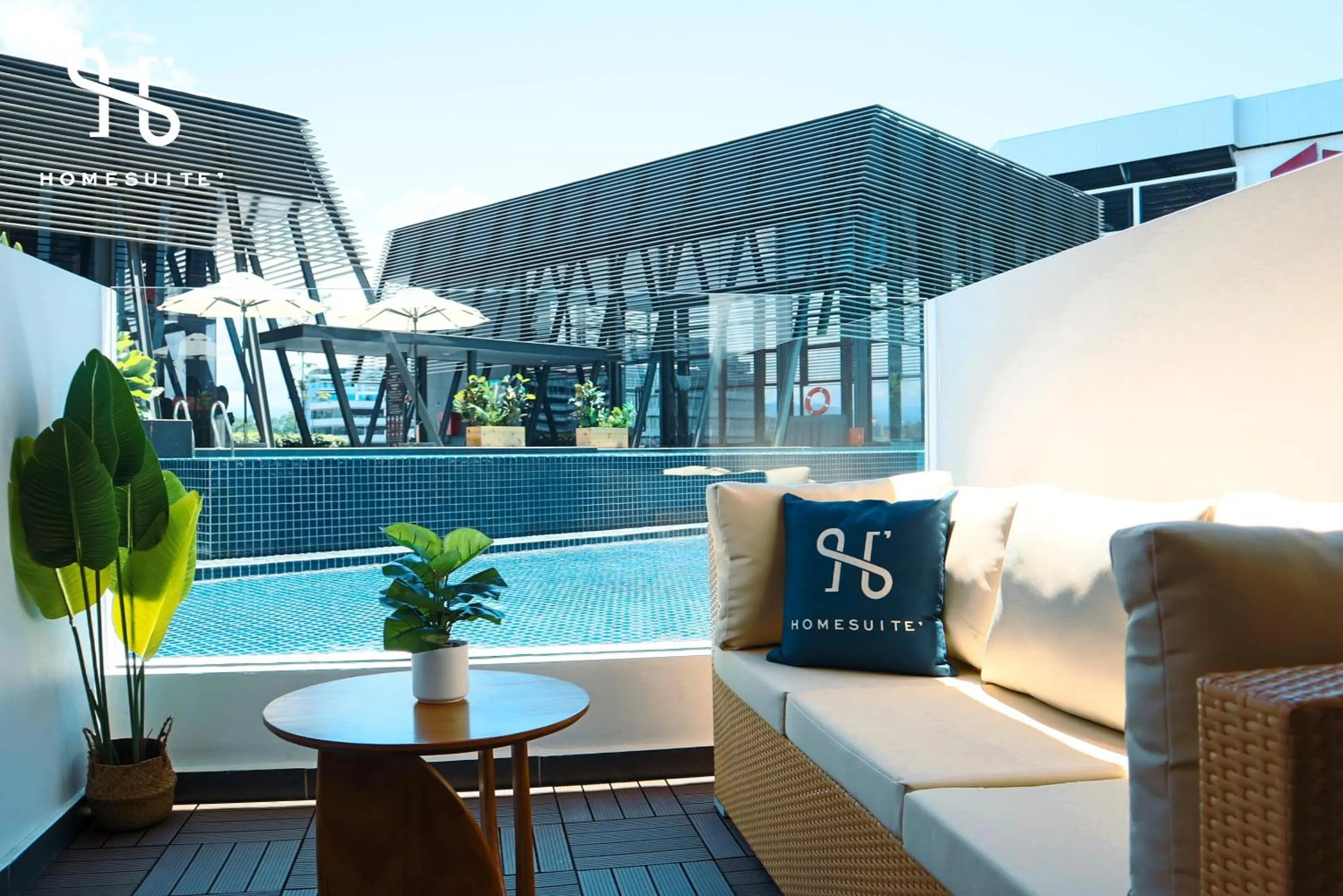 Patio in The SIGAR Hotel at Sutera Bay