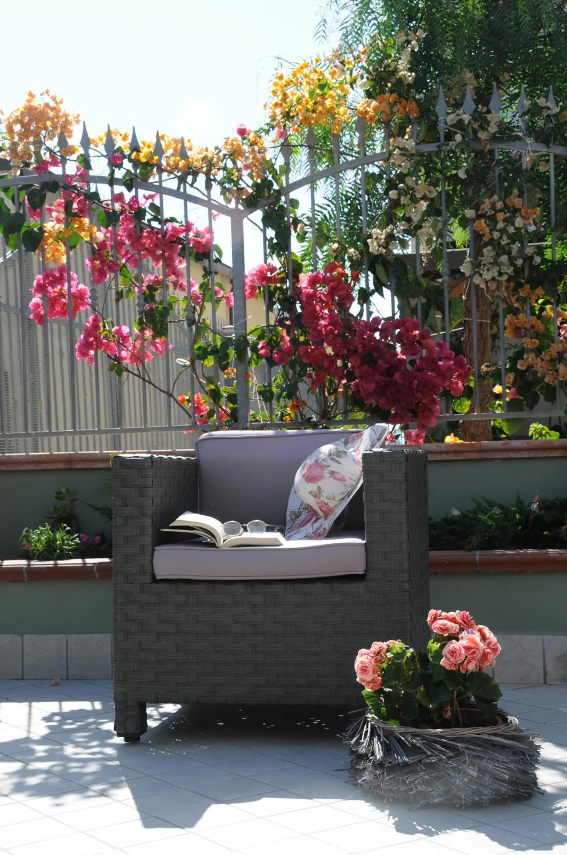 Patio in Settessenze Residence & Rooms