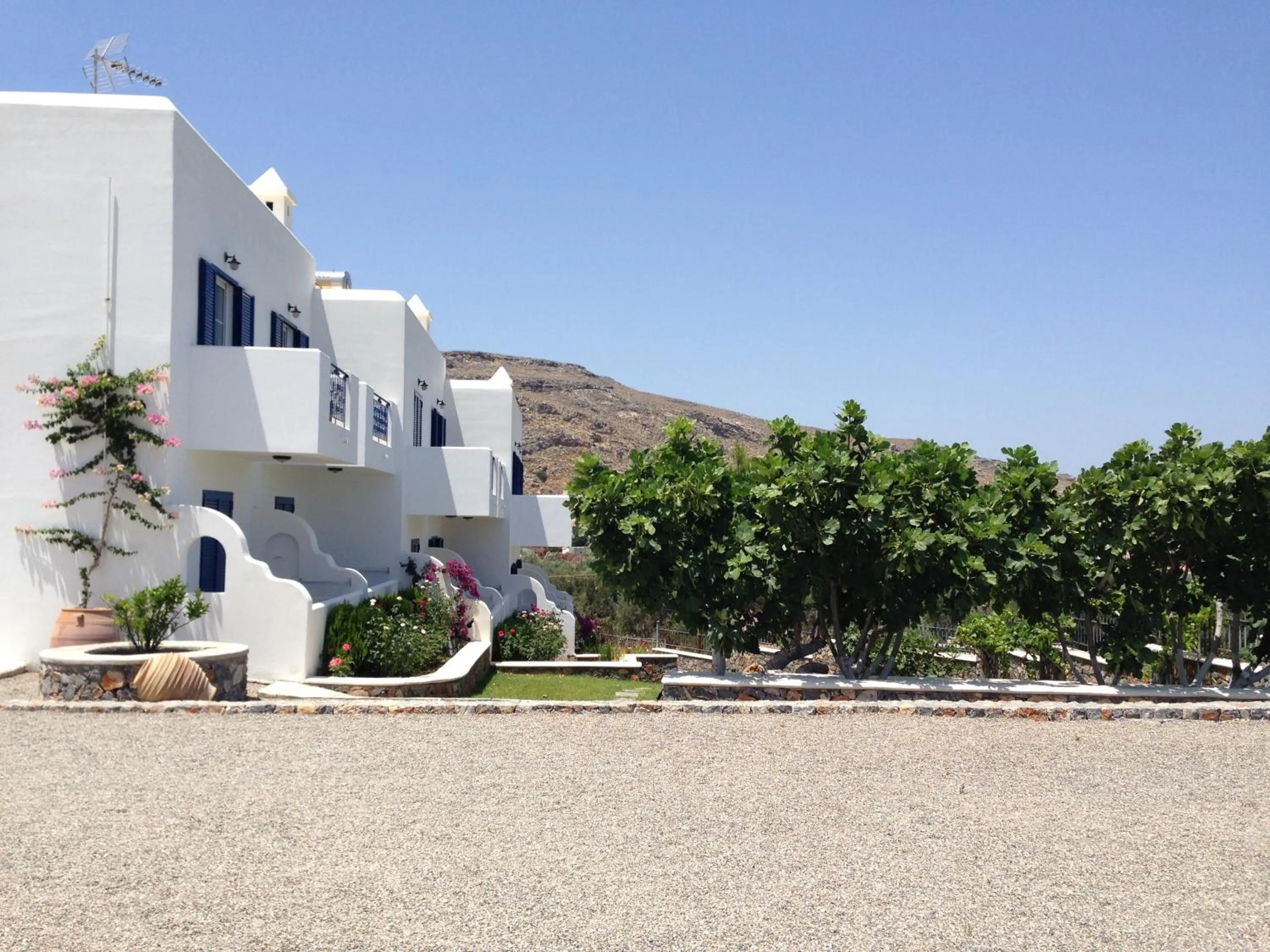 Facade/entrance in 'Lindian Myth' Sea View Studios