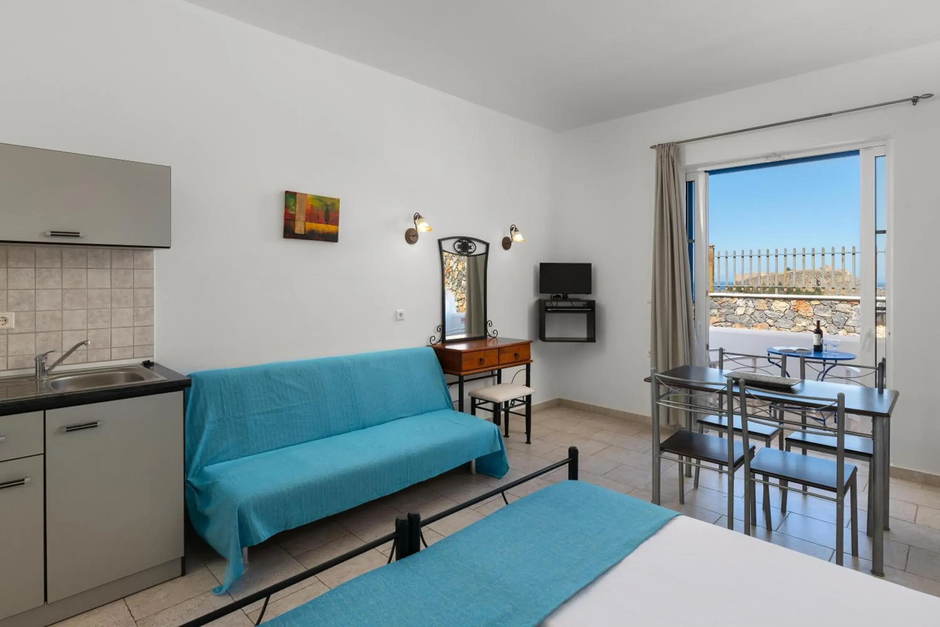 Economy Studio in 'Lindian Myth' Sea View Studios Economy Studio in 'Lindian Myth' Sea View Studios