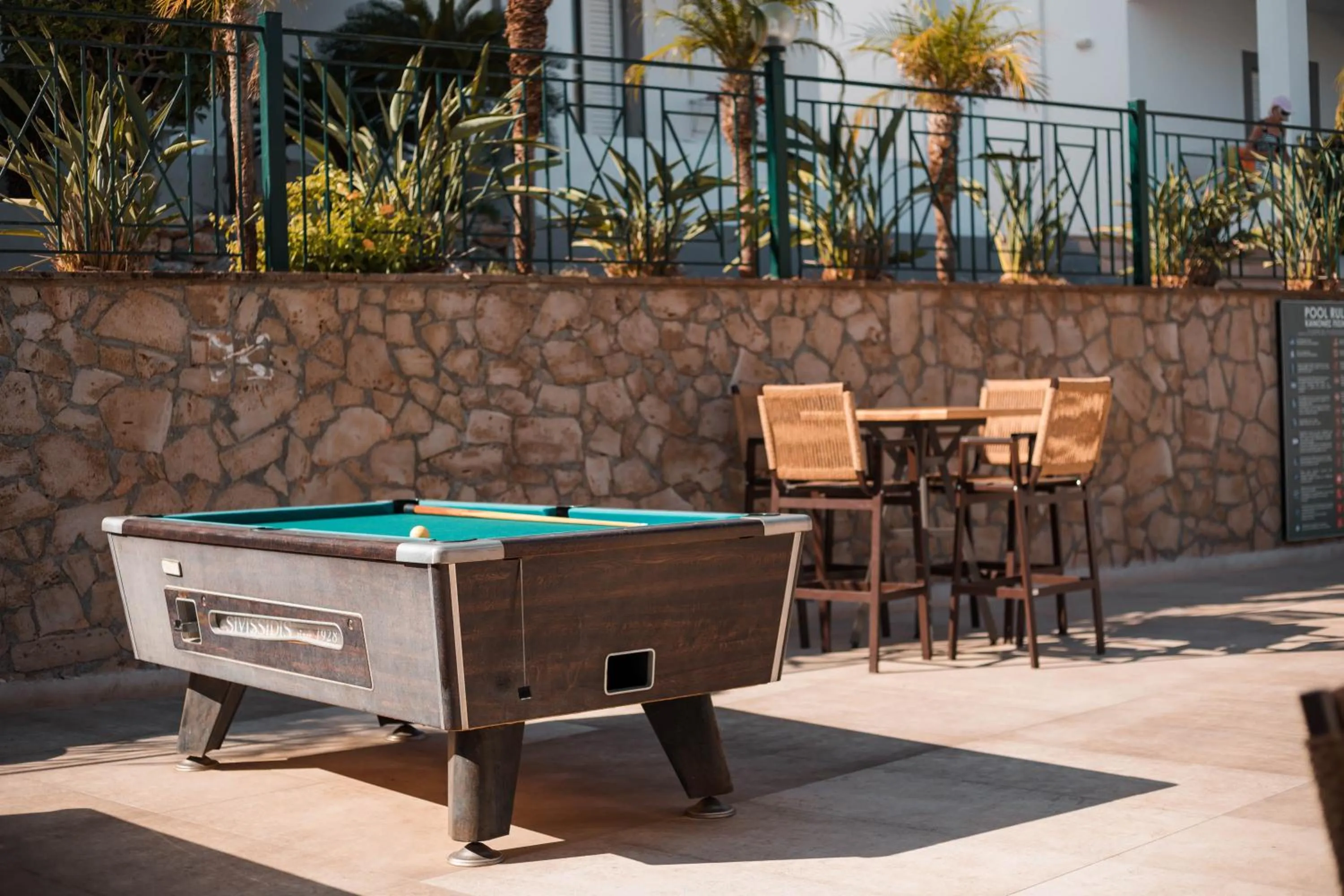 Billiard in 'Lindian Myth' Sea View Studios