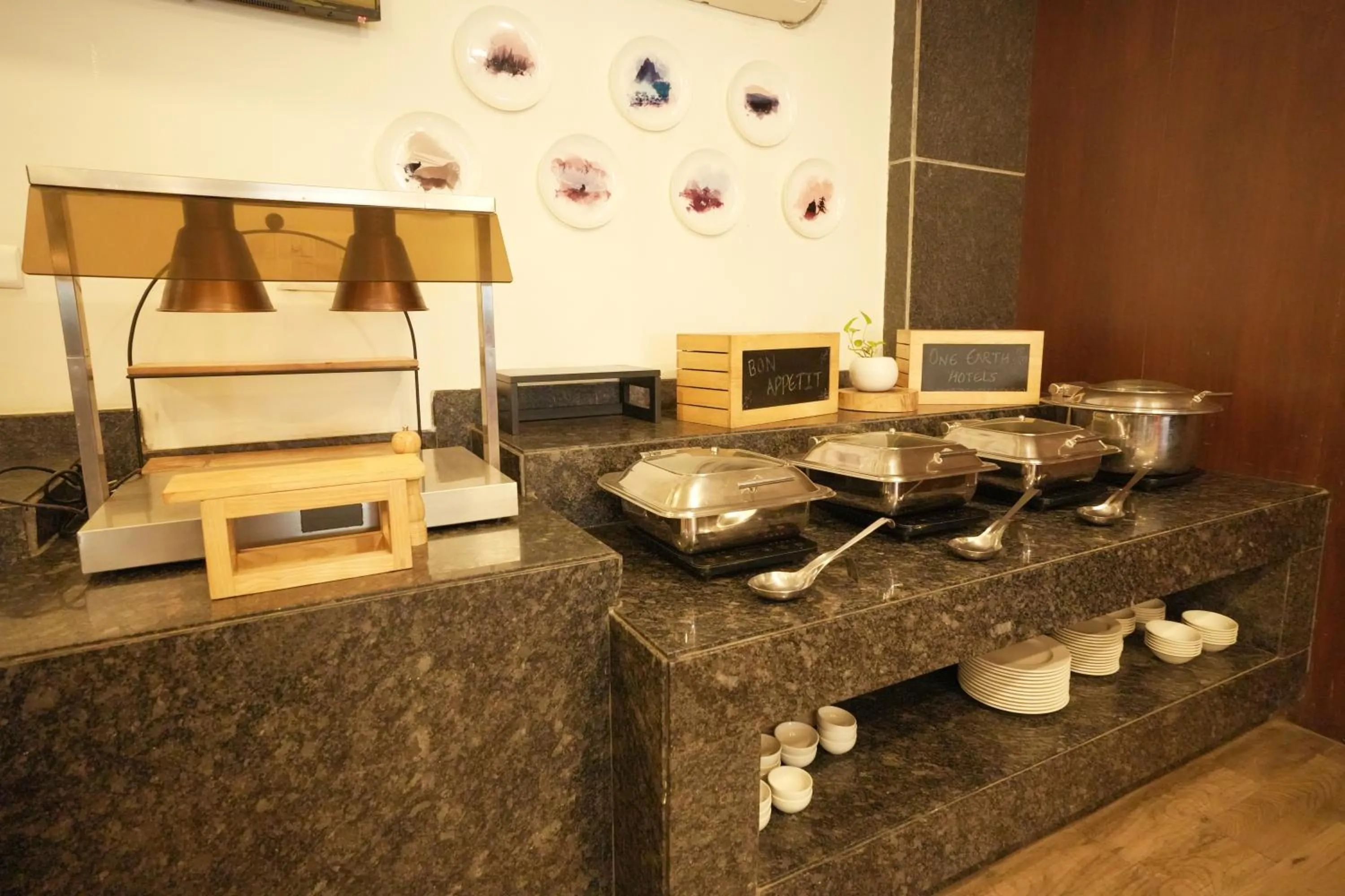 Food and drinks in One Earth City Heart Rishikesh