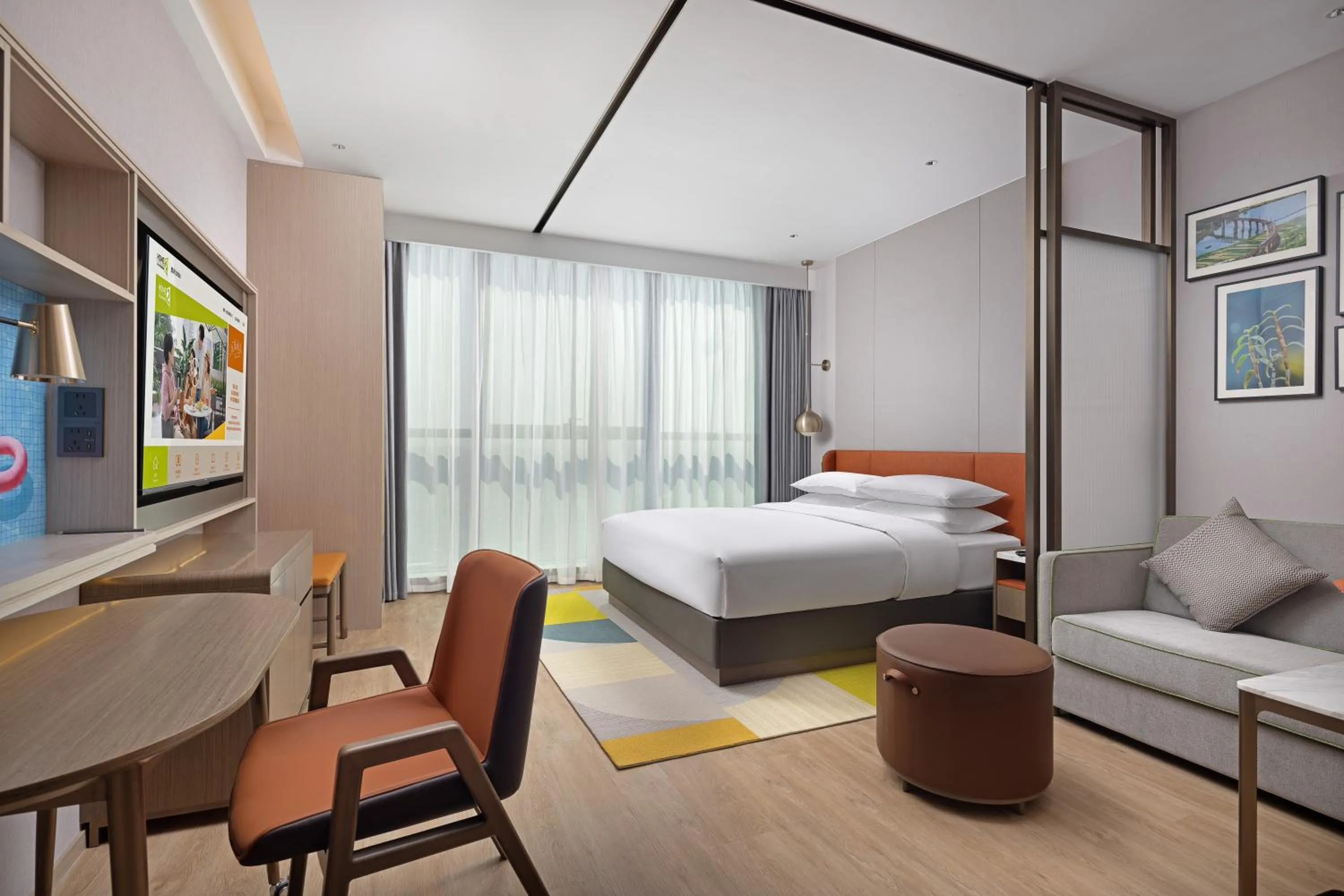 Bed in Home2 Suite by Hilton Chengdu Huaizhou New Town