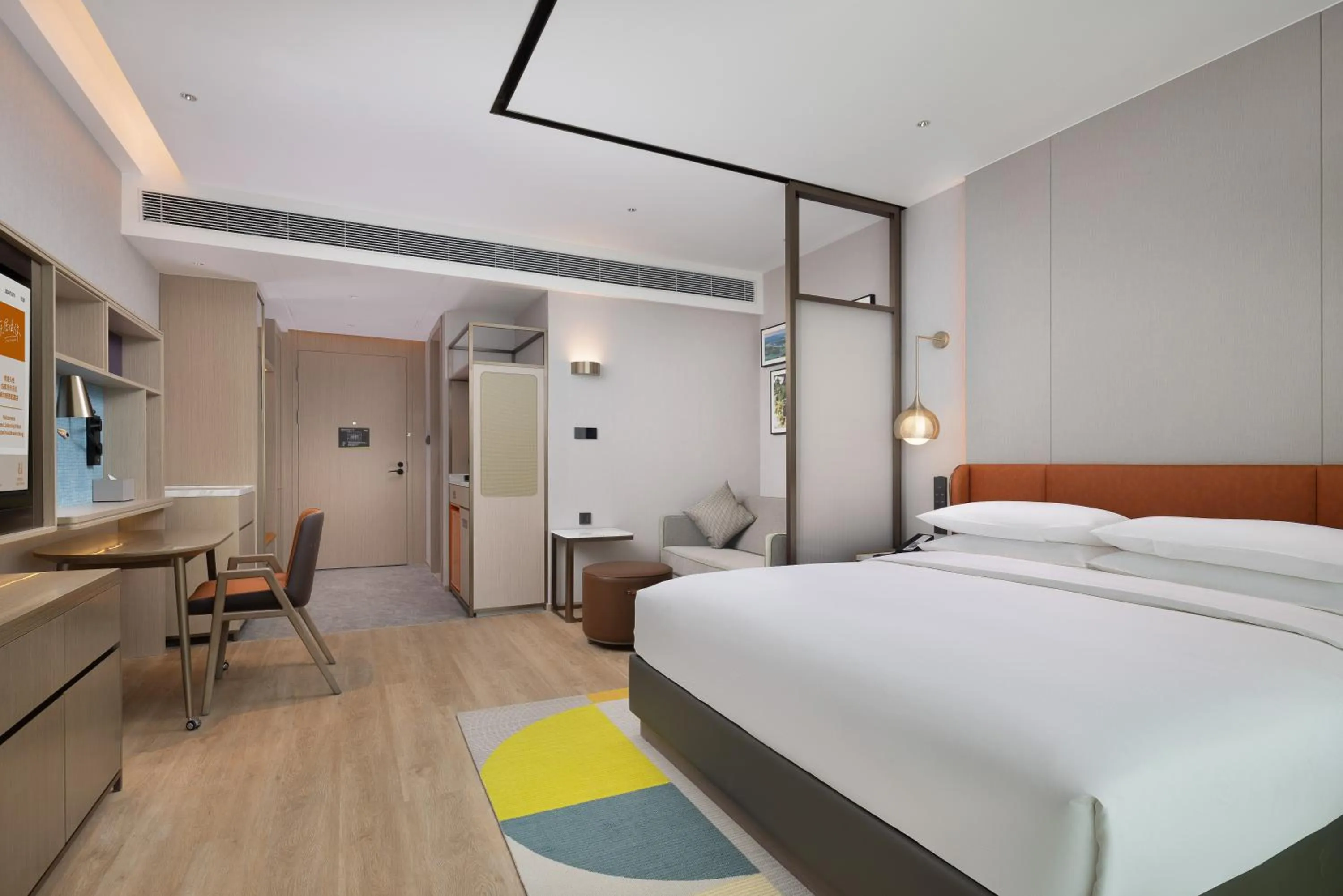 Bed in Home2 Suite by Hilton Chengdu Huaizhou New Town