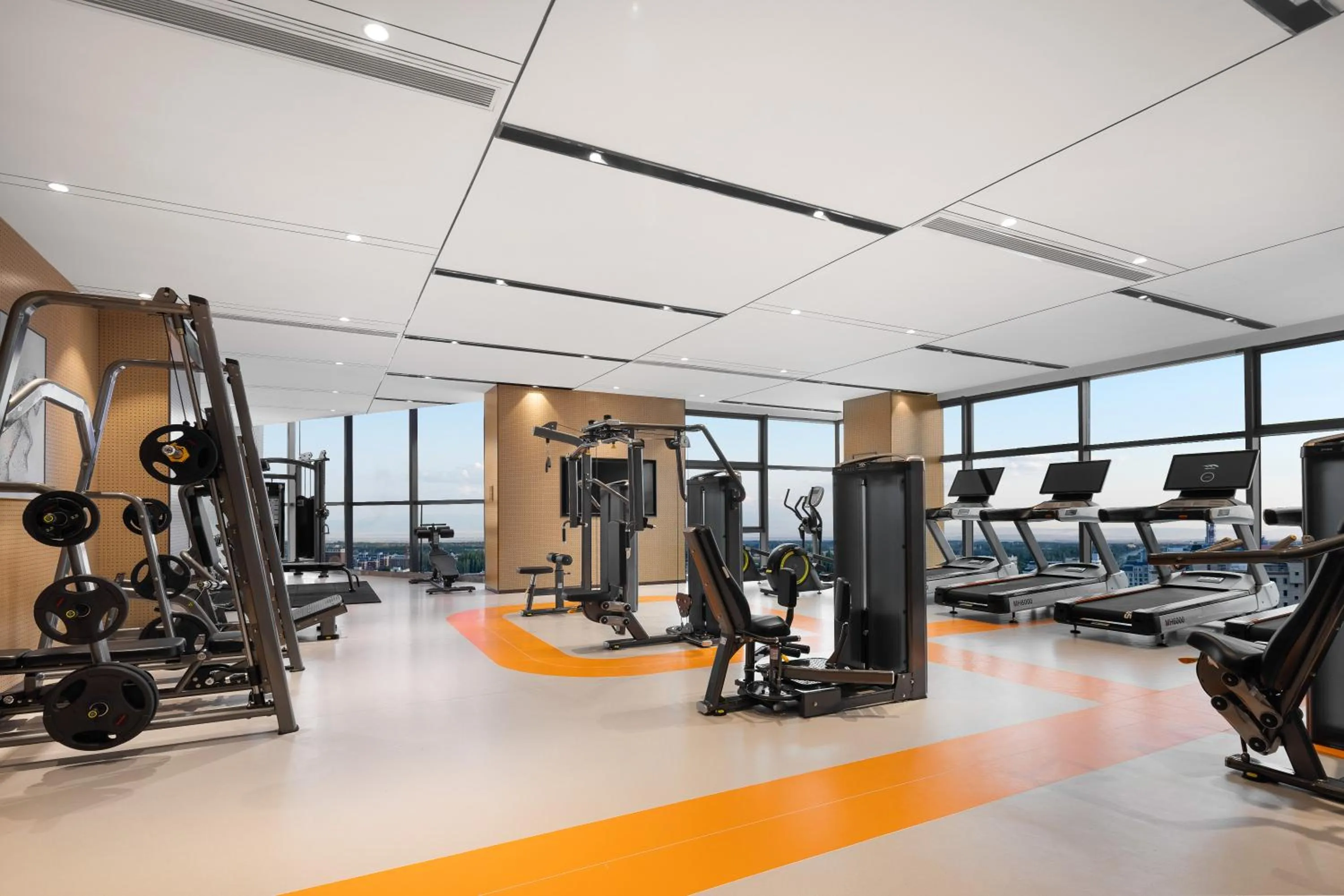 Fitness centre/facilities in Home2 Suite by Hilton Chengdu Huaizhou New Town