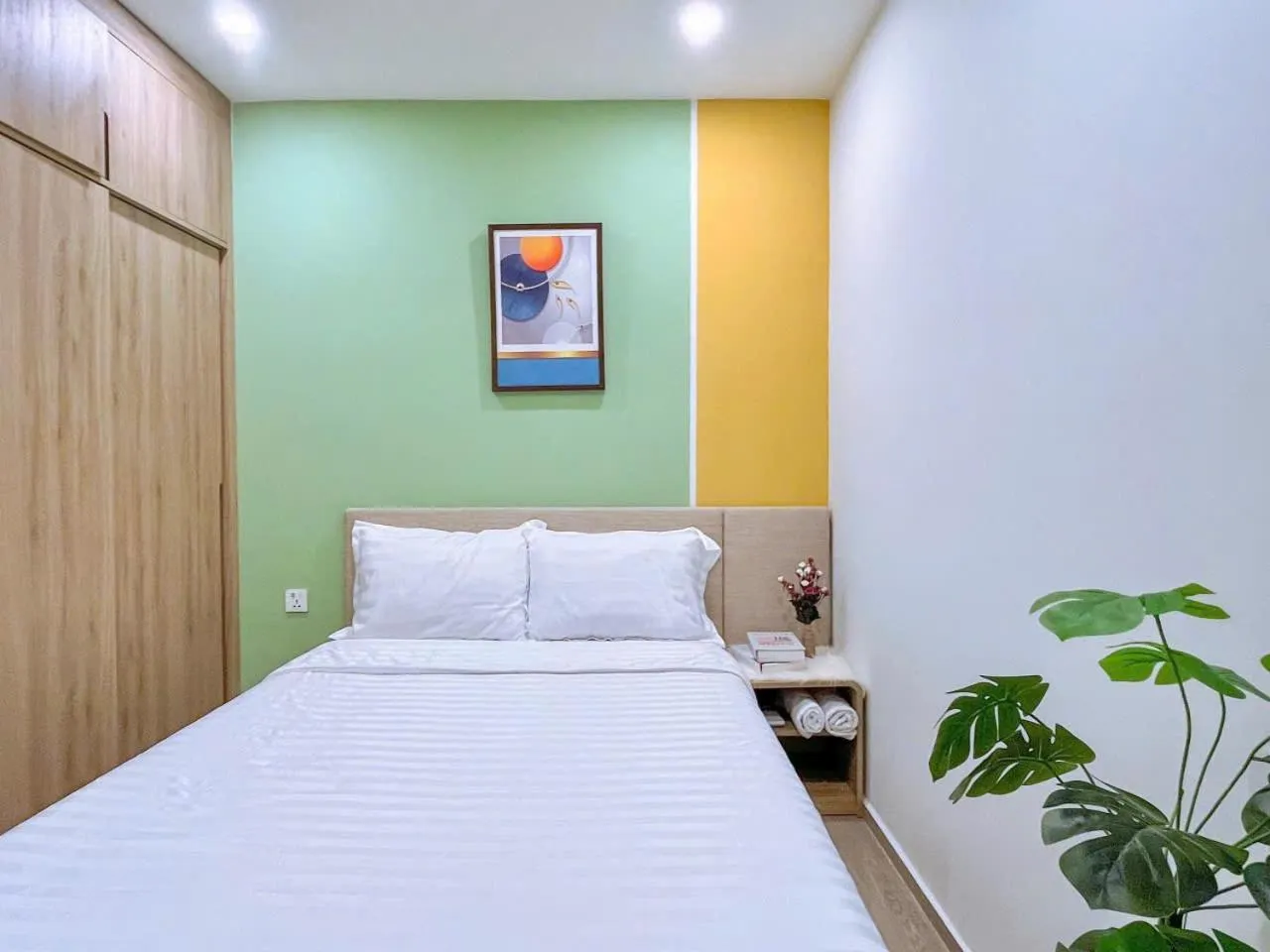 Bed in The Sóng Vũng Tàu - Thương's Homestay