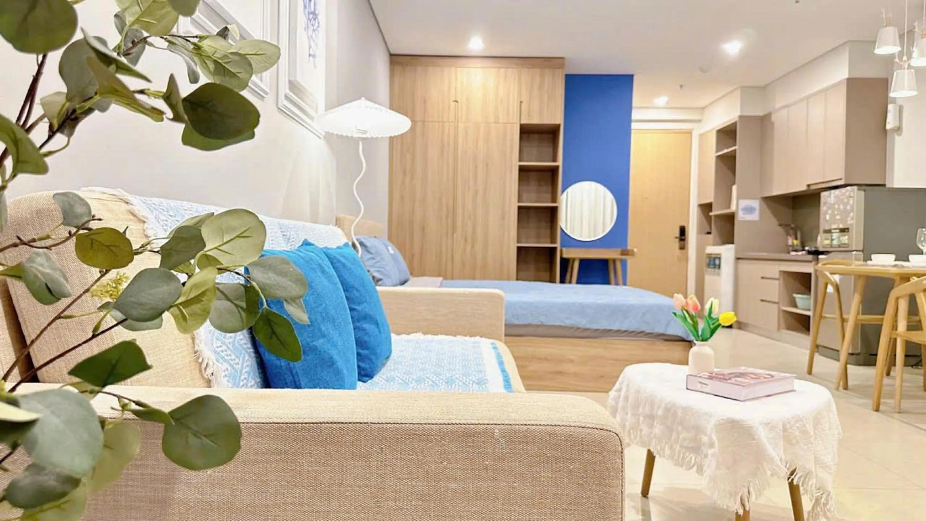 Bed in The Sóng Vũng Tàu - Thương's Homestay