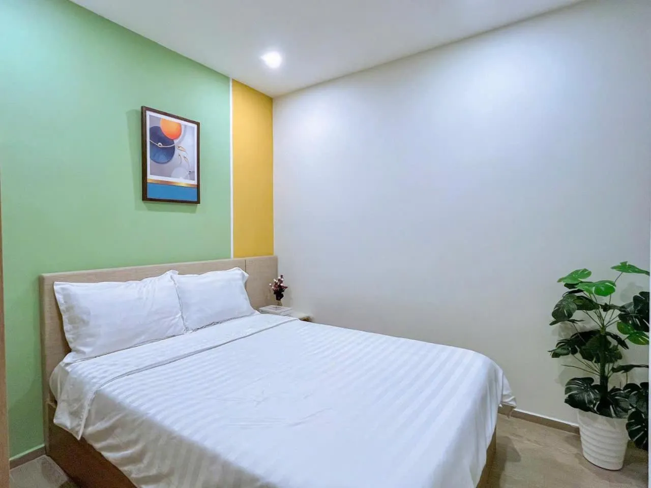 Bed in The Sóng Vũng Tàu - Thương's Homestay