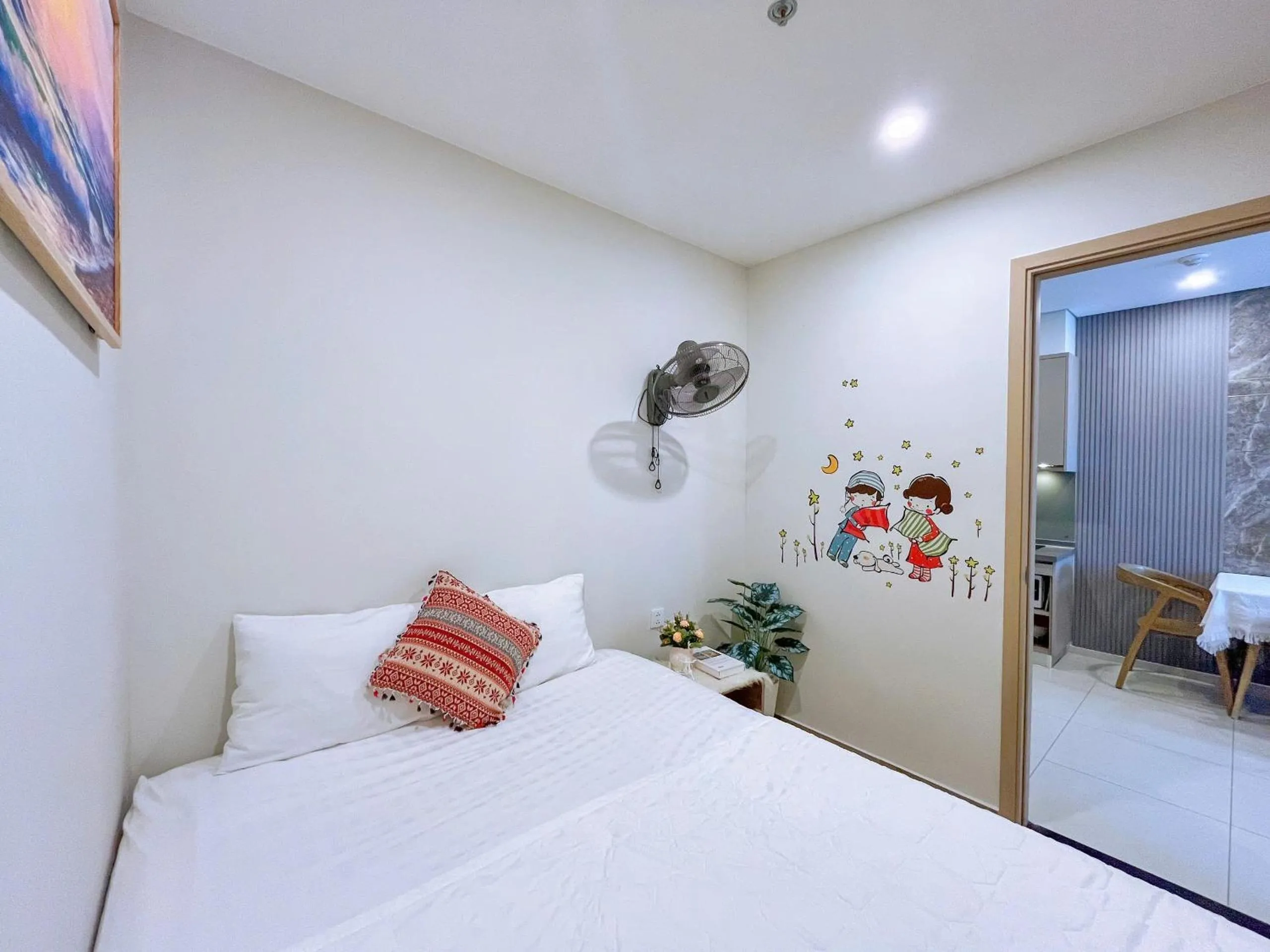 Bed in The Sóng Vũng Tàu - Thương's Homestay