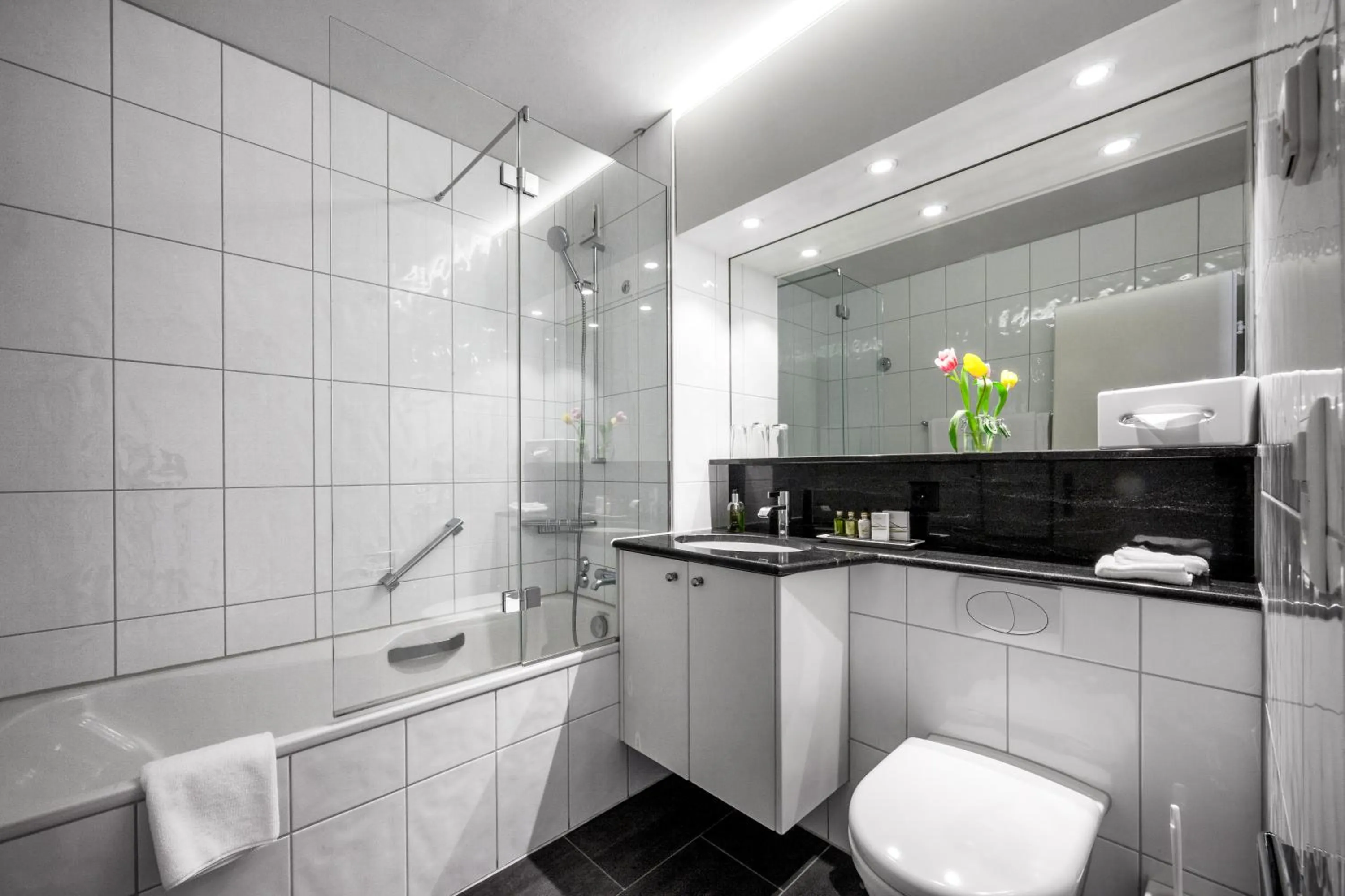 Bathroom in Hotel Seehof direkt am Heidsee