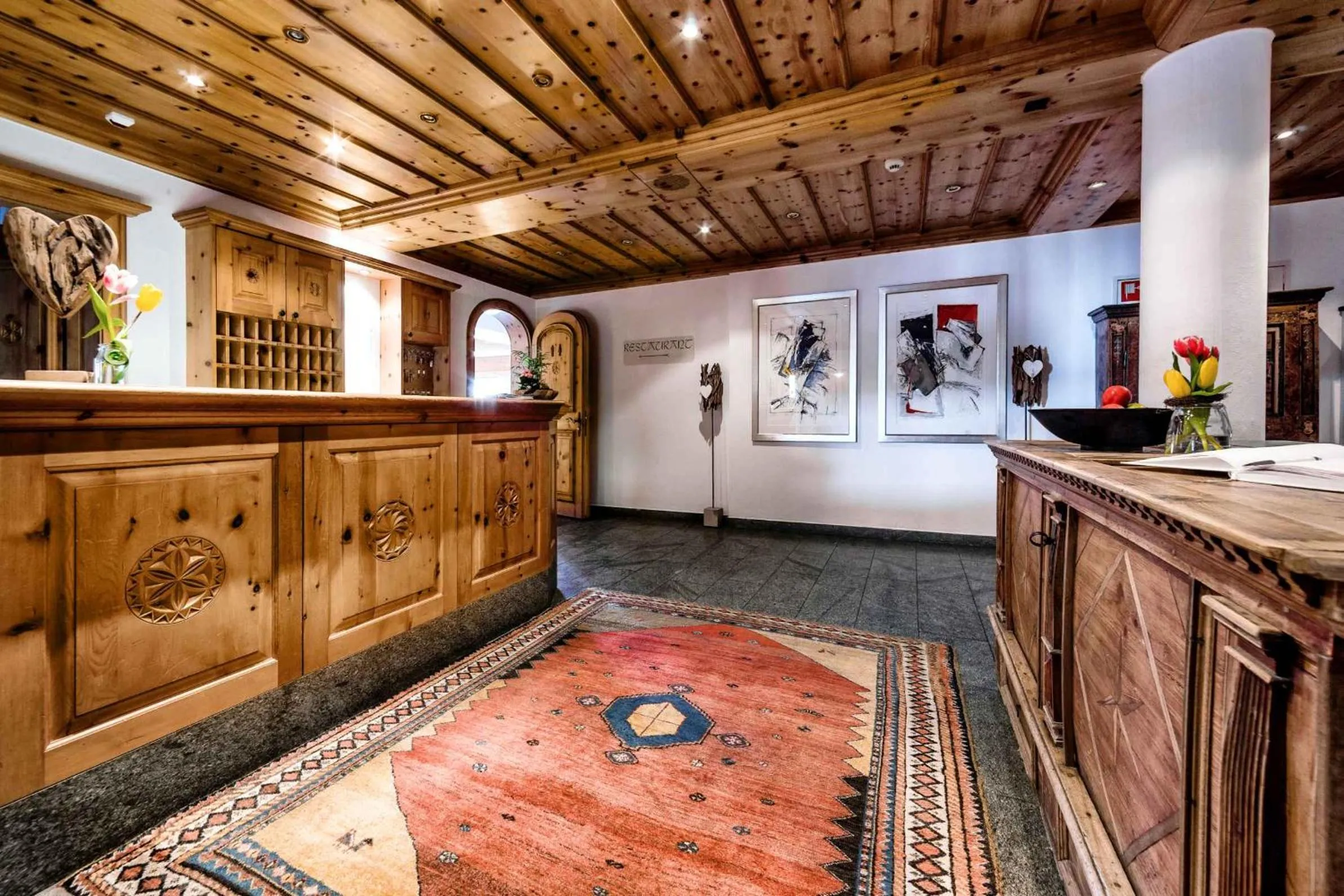 Lobby or reception in Hotel Seehof direkt am Heidsee