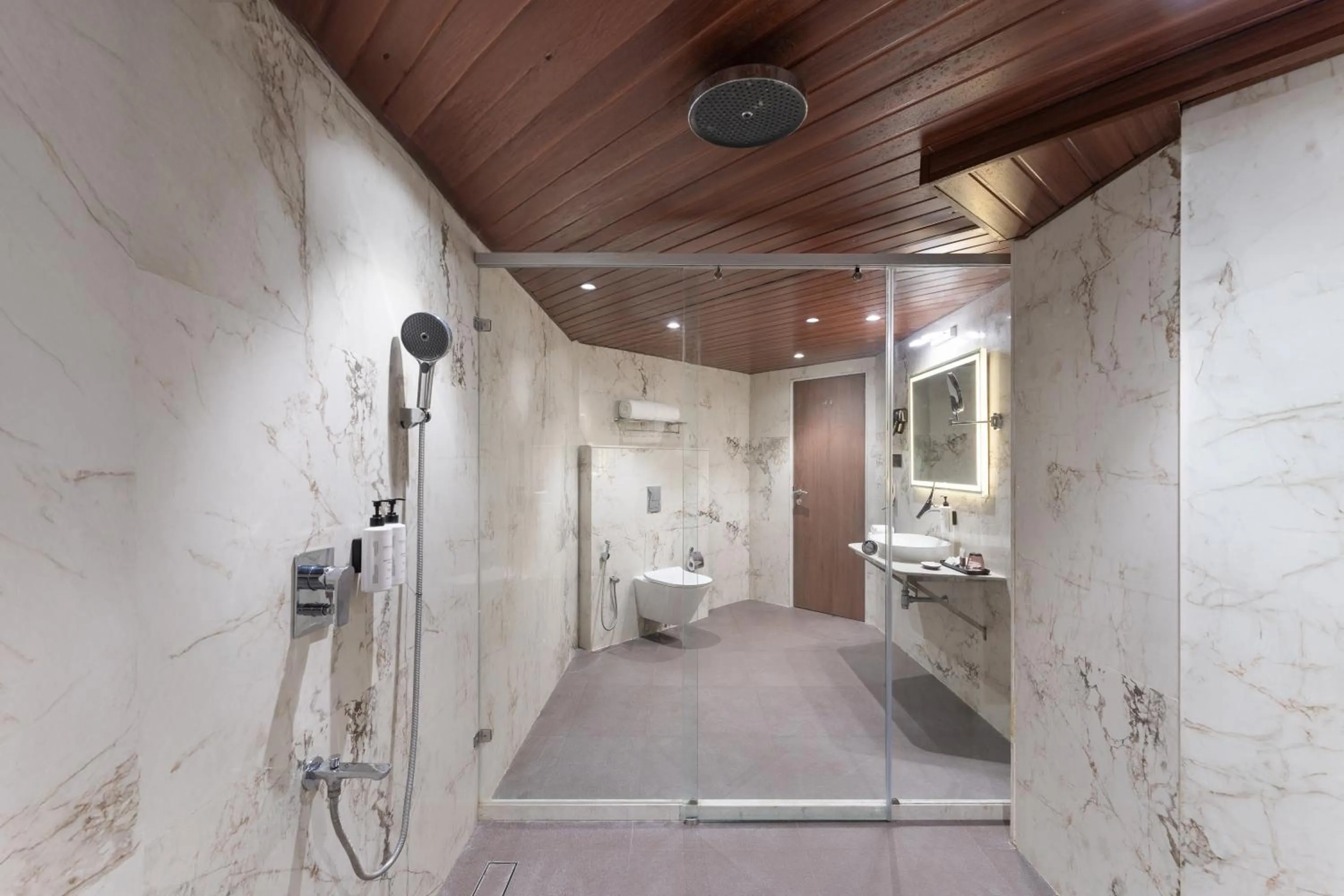 Bathroom in Clarks Inn Suites Hyderabad Airport