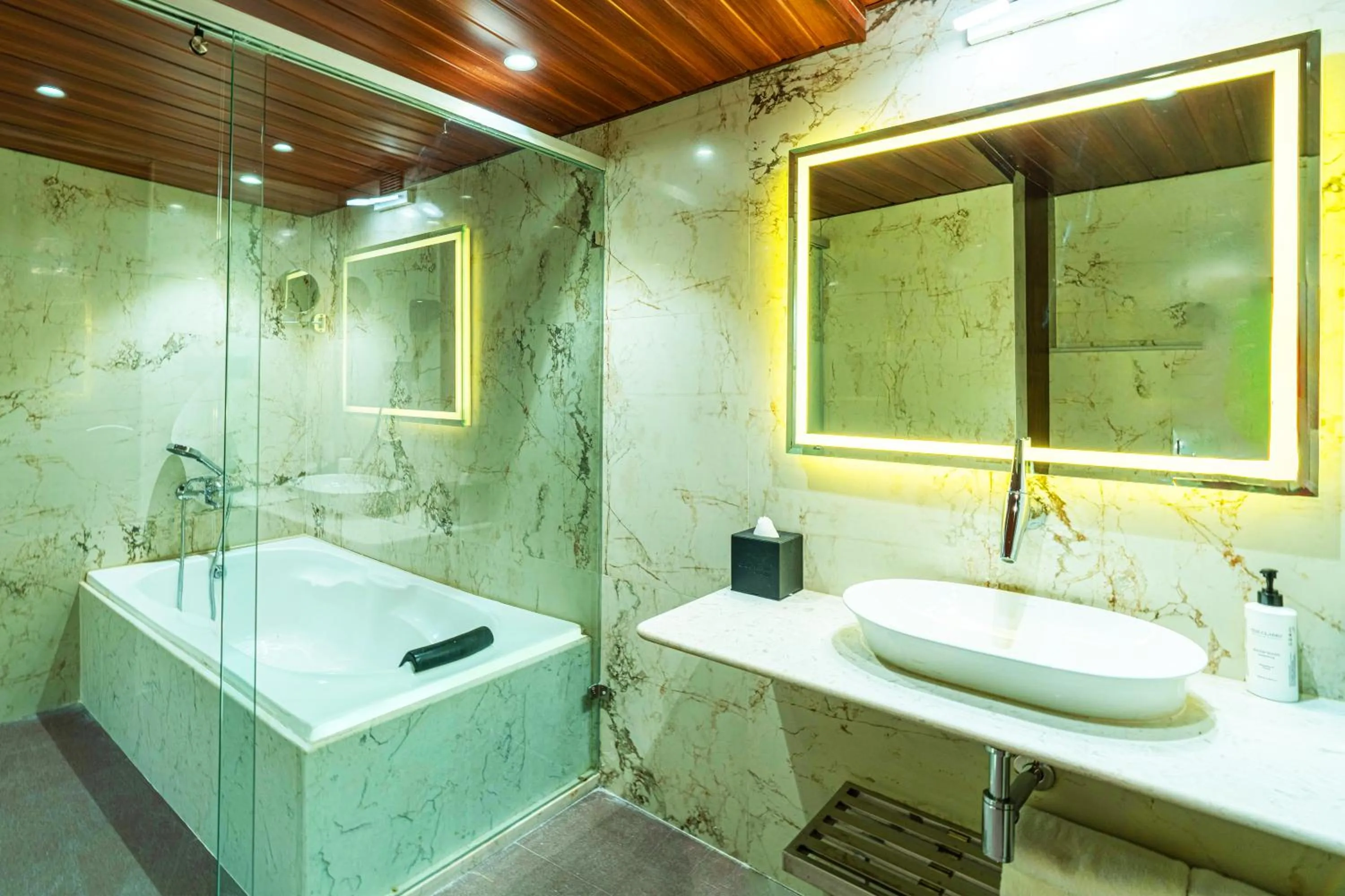 Bathroom in Clarks Inn Suites Hyderabad Airport