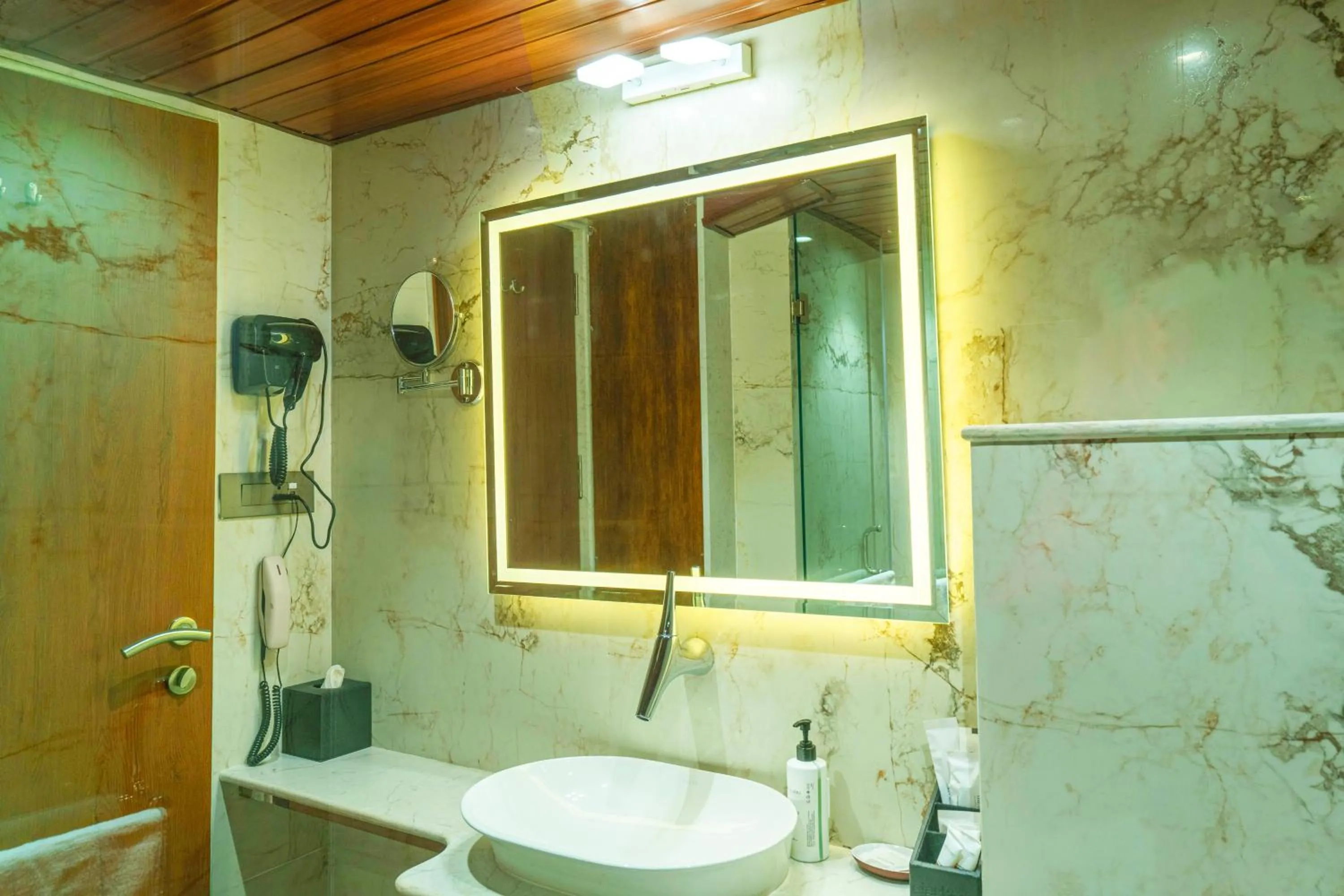 Bathroom in Clarks Inn Suites Hyderabad Airport