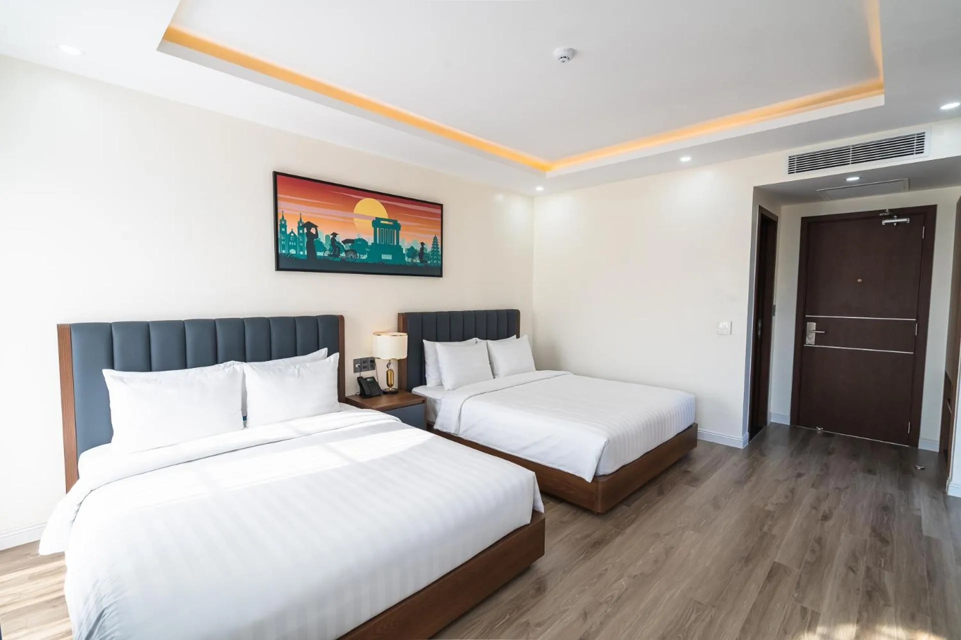 Bedroom, Bed in Anston Castle Hotel Phu Quoc Sunset Town