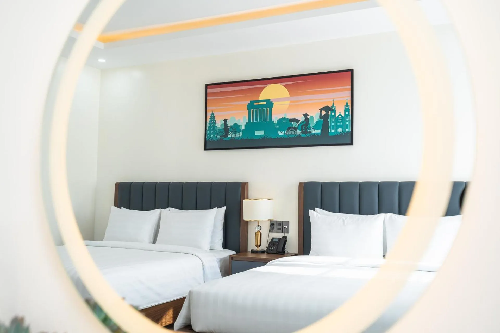 Living room in Anston Castle Hotel Phu Quoc Sunset Town