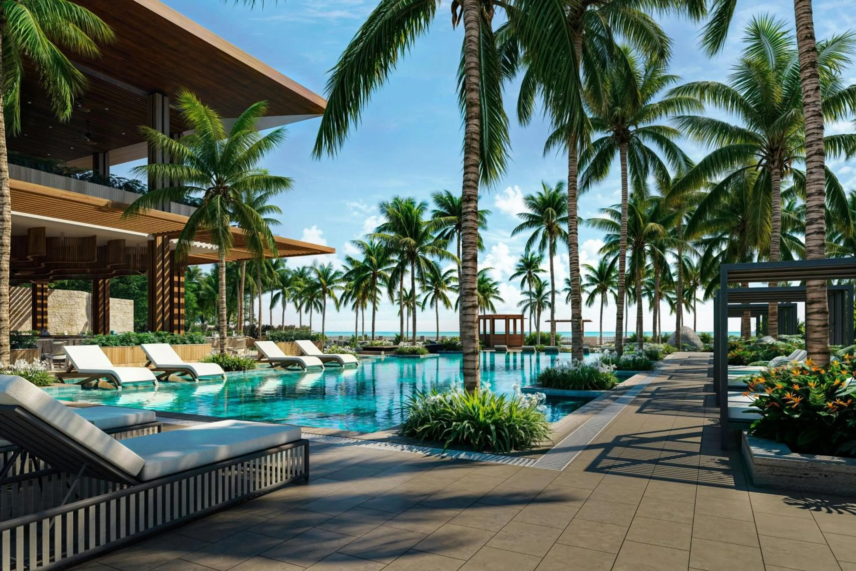 Swimming pool in Donoma Las Terrenas Beach Hotel & Spa, Autograph Collection