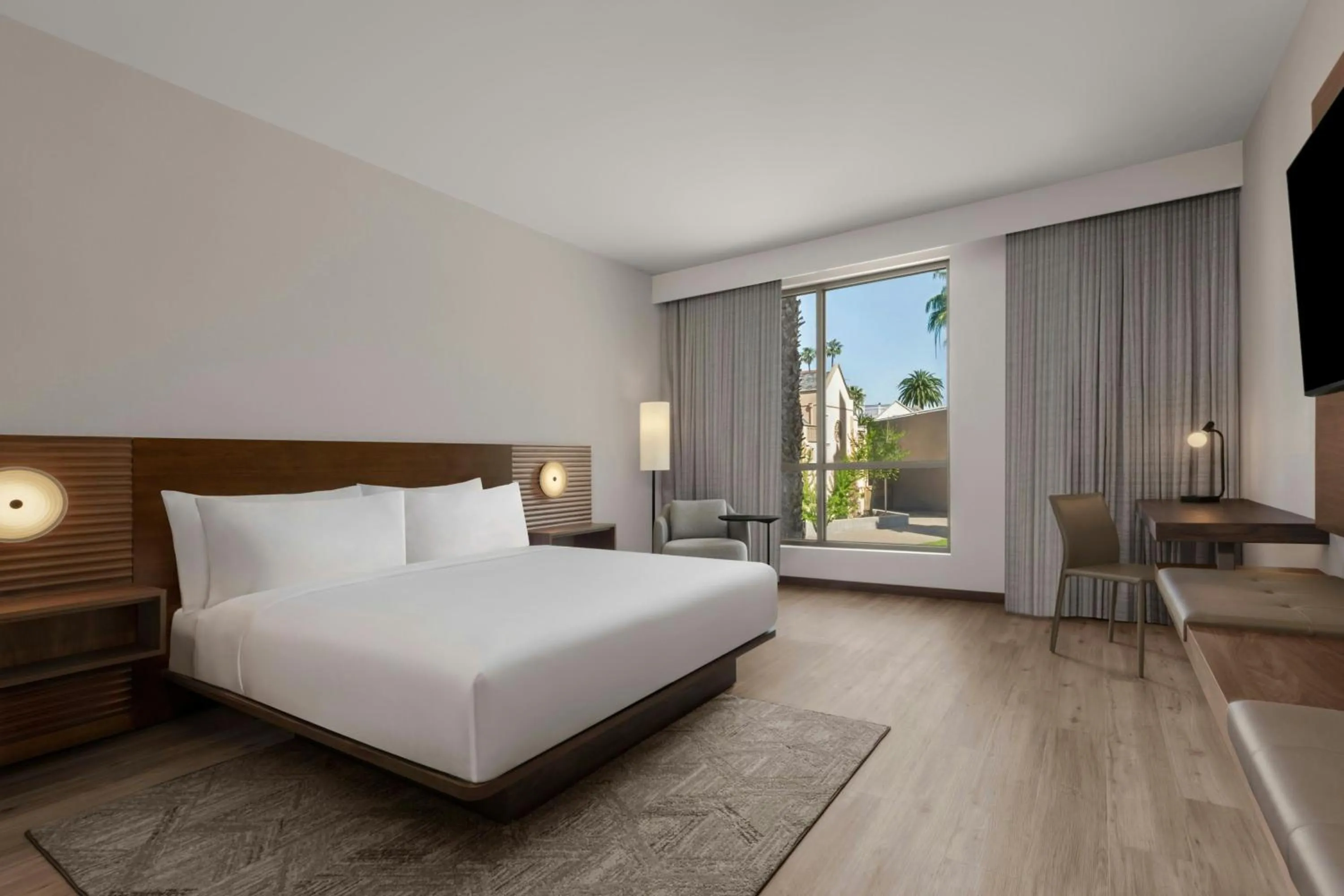 Photo of the whole room, Bed in AC Hotel by Marriott Pasadena