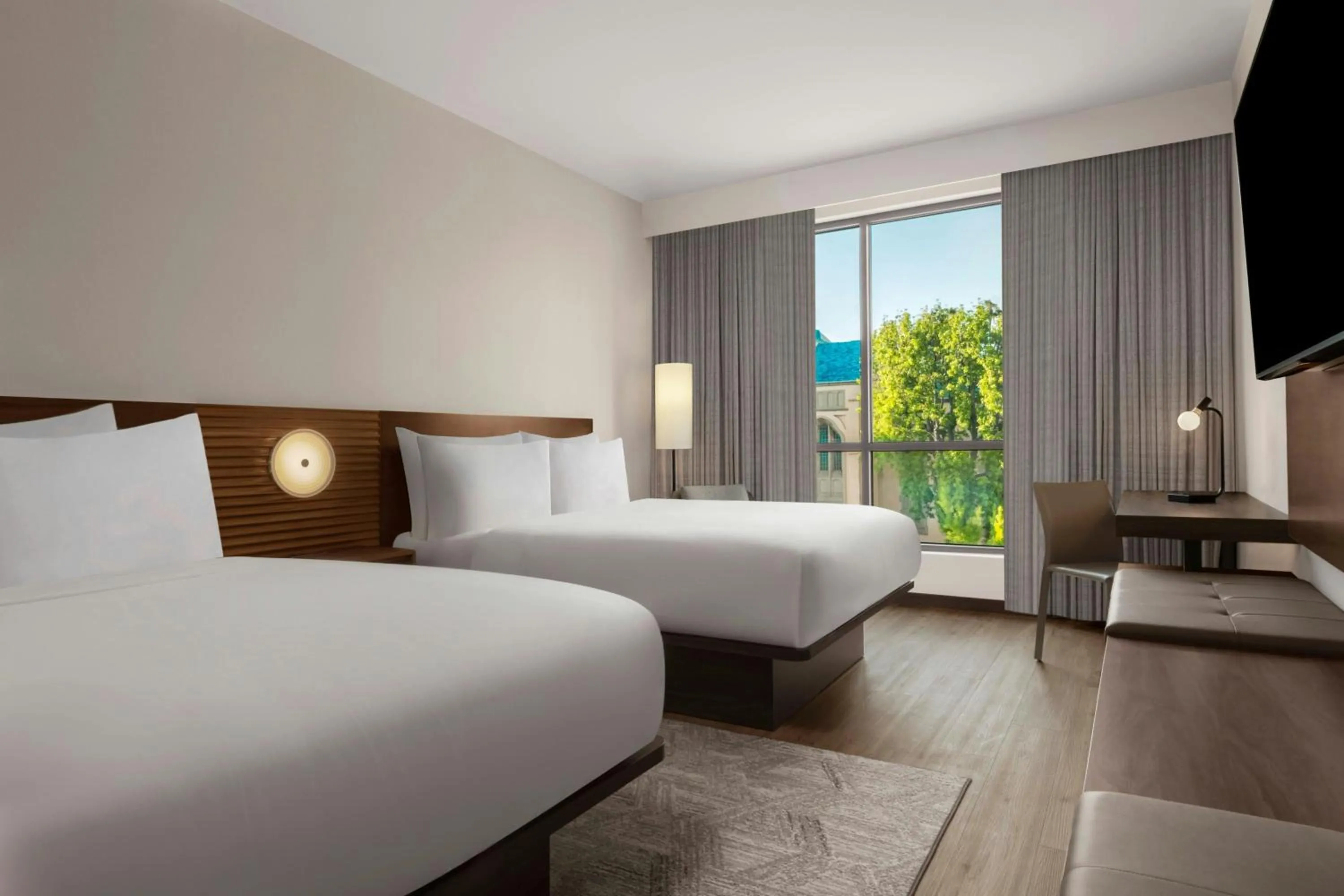 Photo of the whole room, Bed in AC Hotel by Marriott Pasadena