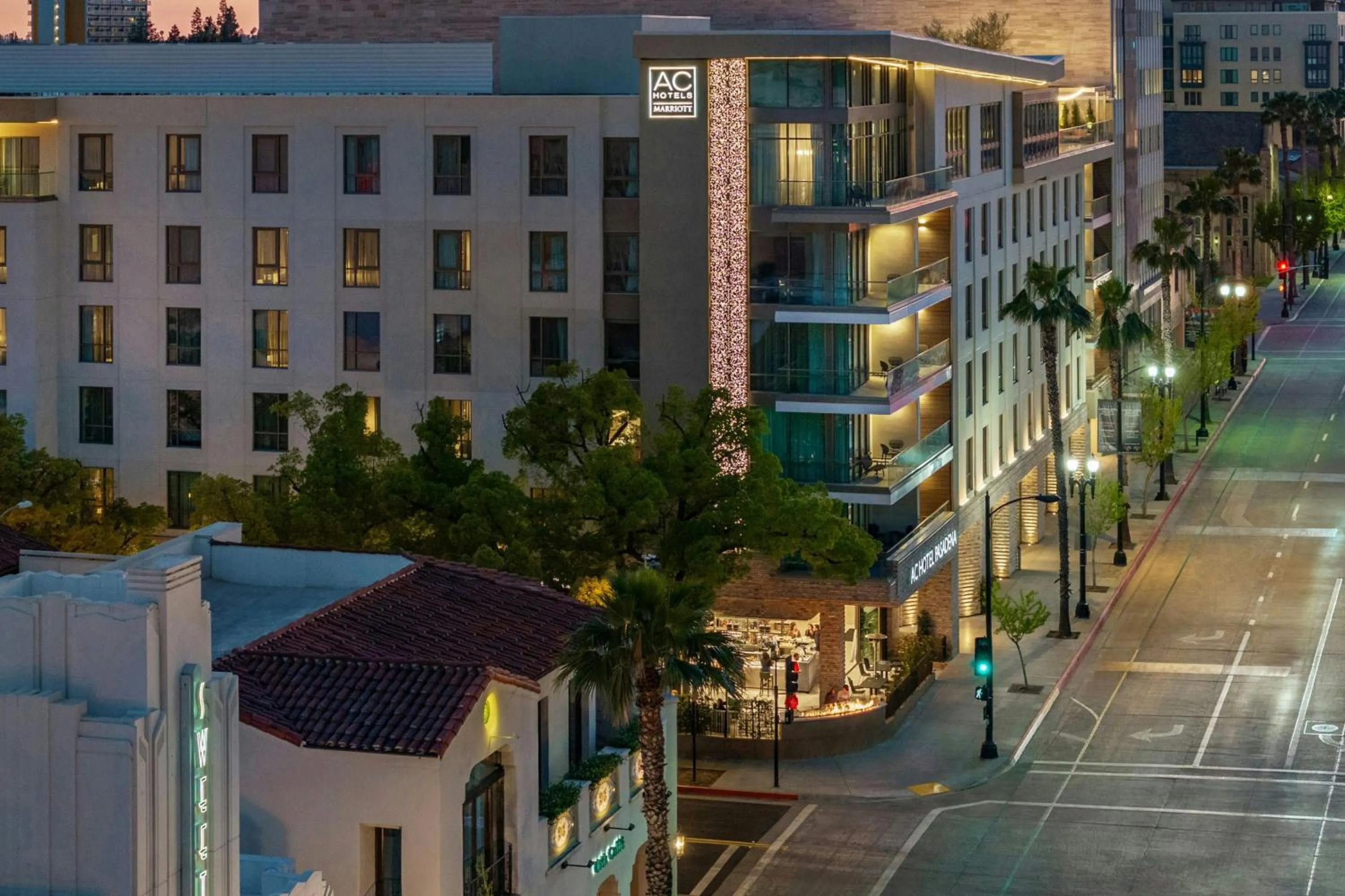 Property building in AC Hotel by Marriott Pasadena