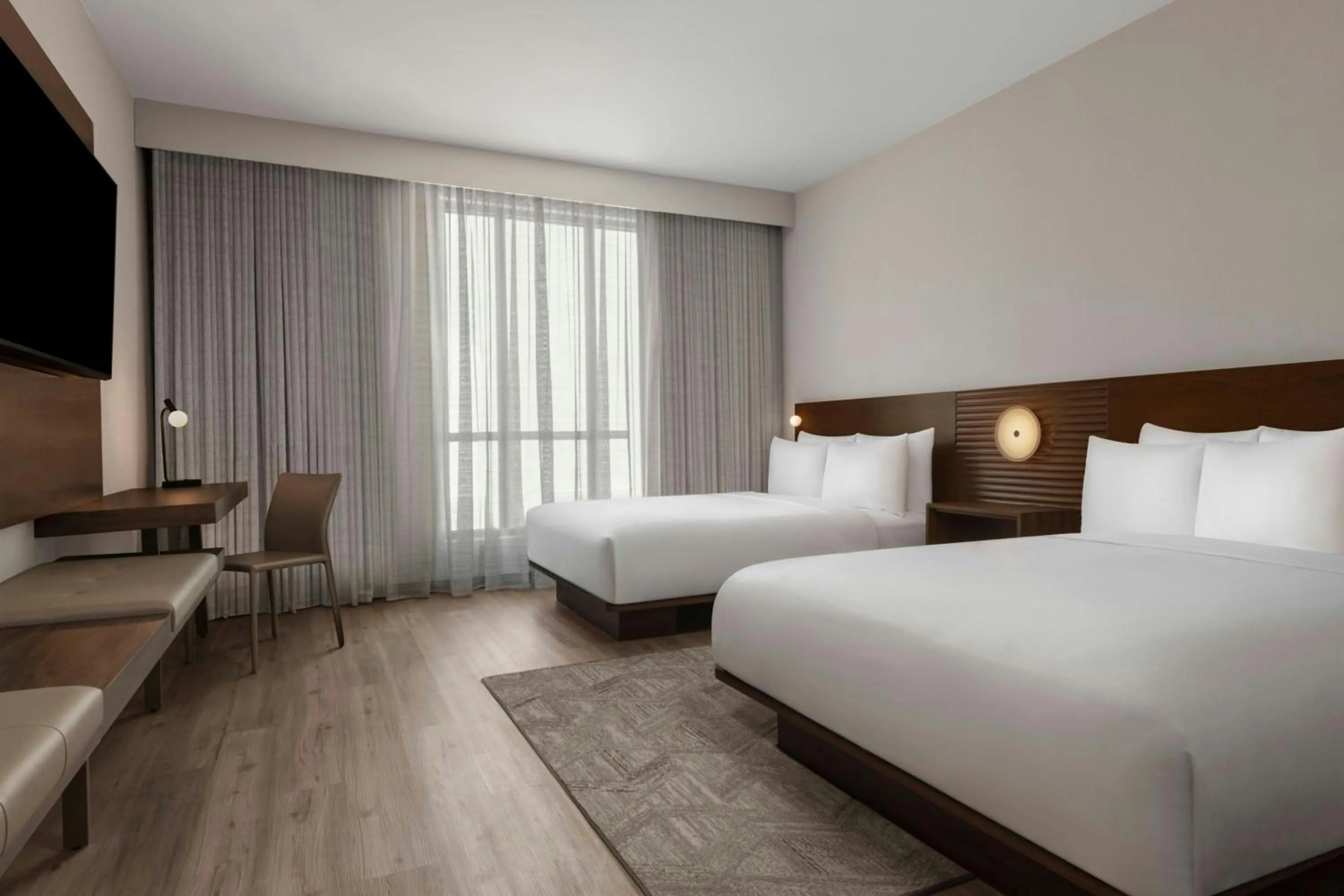 Photo of the whole room, Bed in AC Hotel by Marriott Pasadena