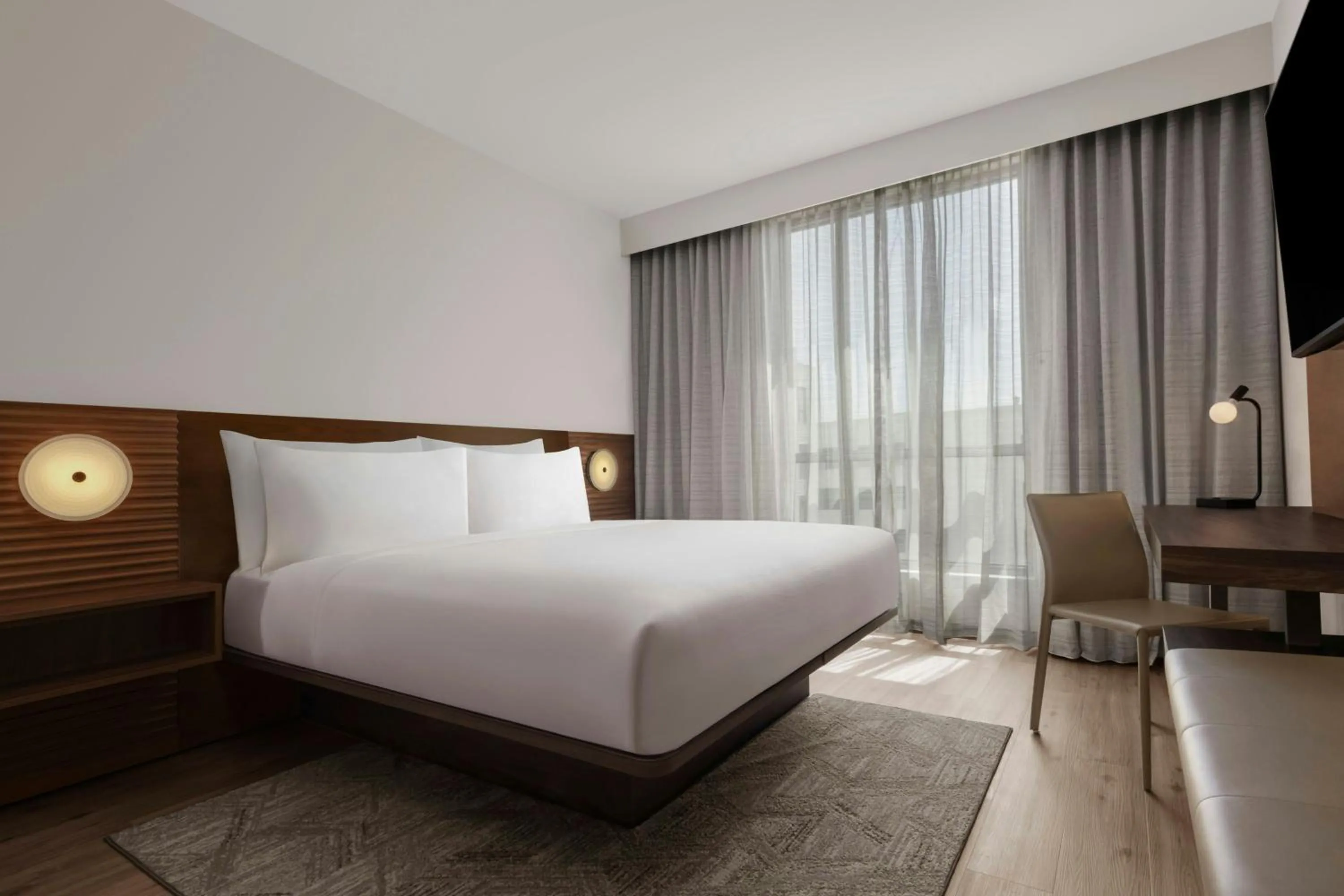 Photo of the whole room, Bed in AC Hotel by Marriott Pasadena