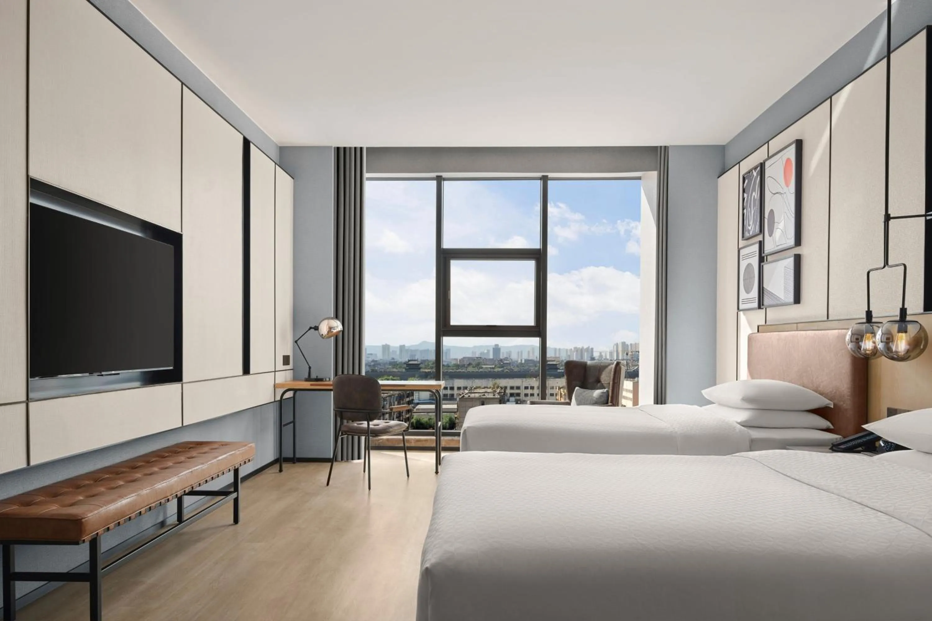 Photo of the whole room, Bed in Four Points by Sheraton Datong Pingcheng