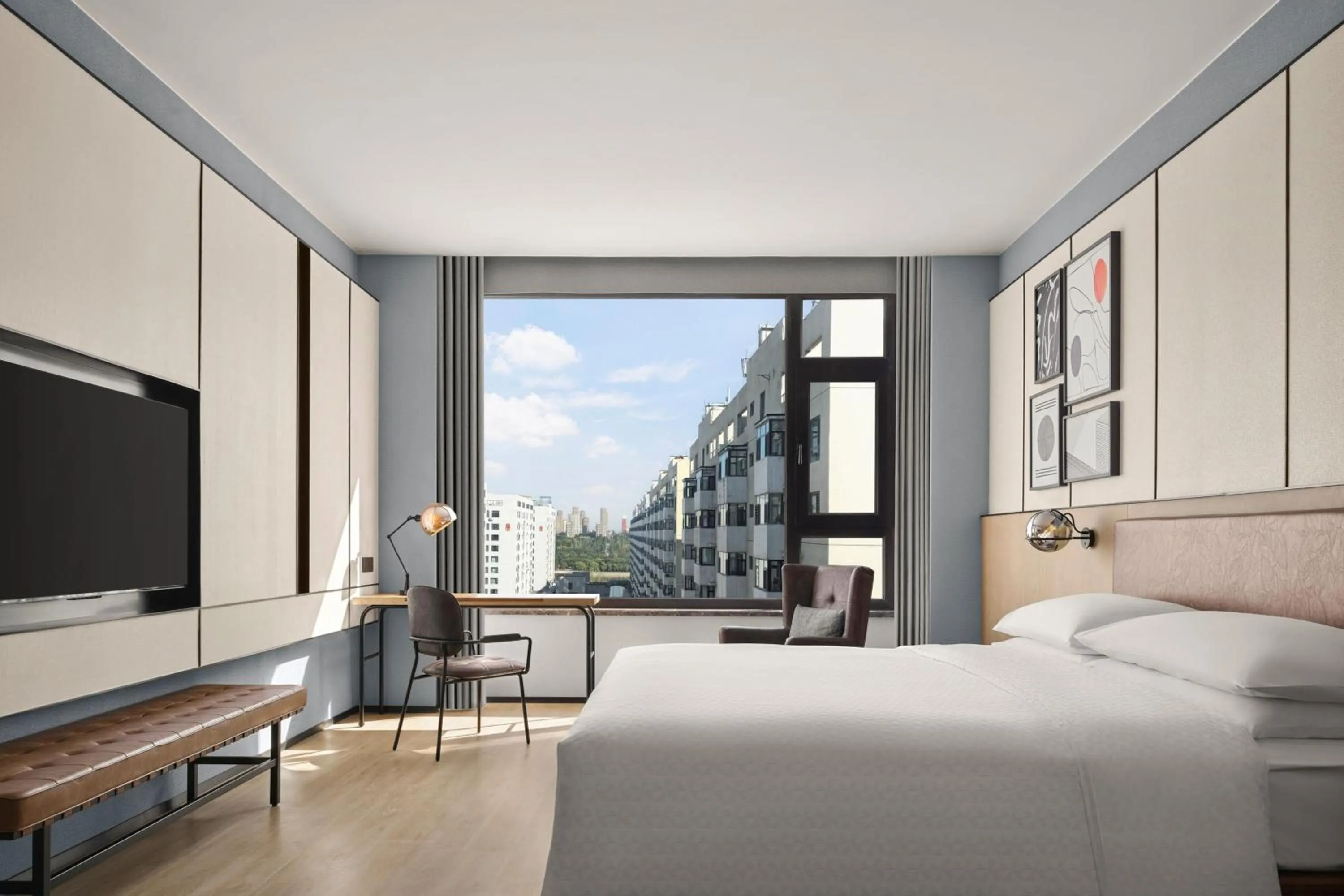 Photo of the whole room, Bed in Four Points by Sheraton Datong Pingcheng