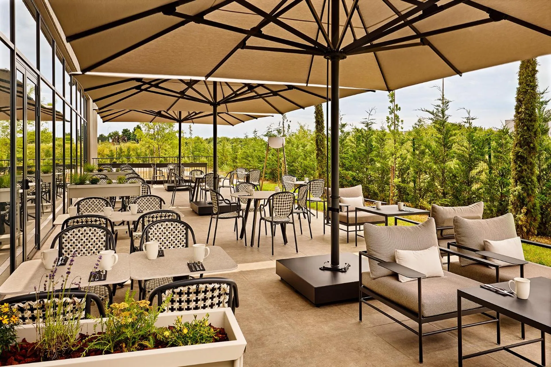 Balcony/Terrace in Courtyard by Marriott Lyon Eurexpo Stadium