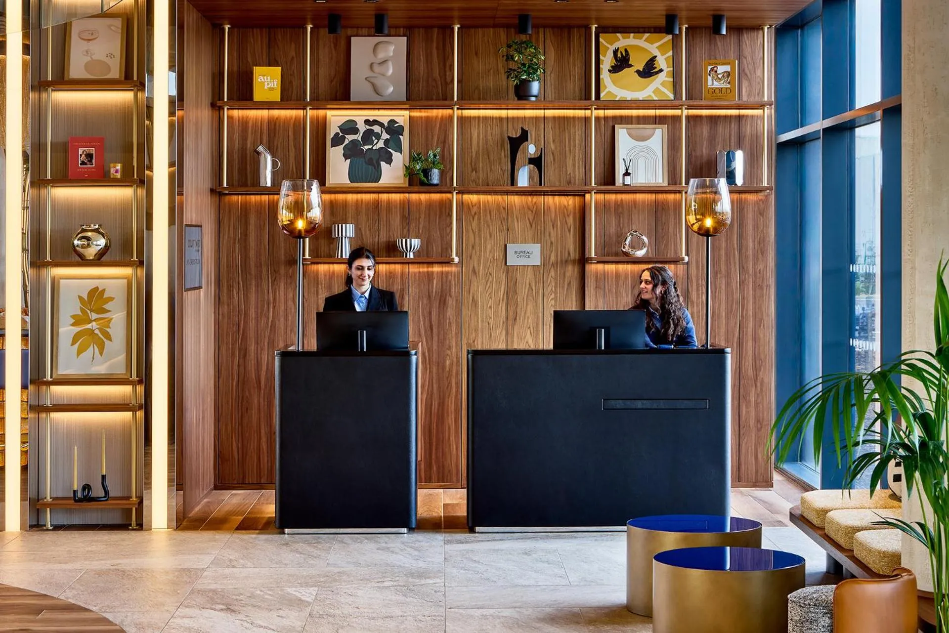 Lobby or reception in Courtyard by Marriott Lyon Eurexpo Stadium