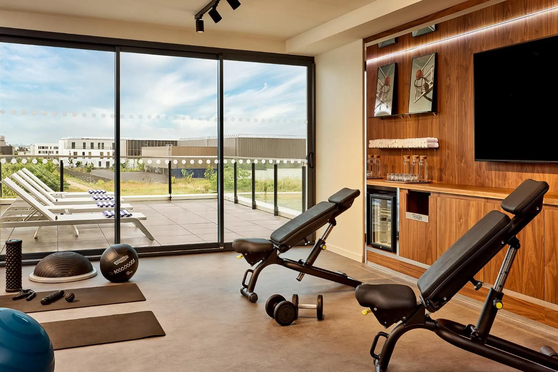Fitness centre/facilities in Courtyard by Marriott Lyon Eurexpo Stadium