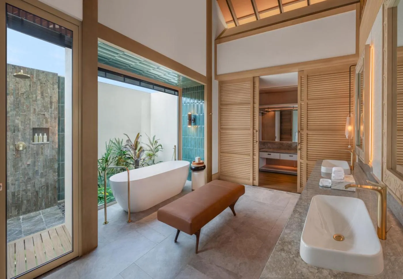 Bathroom in JW Marriott Maldives Kaafu Atoll Island Resort