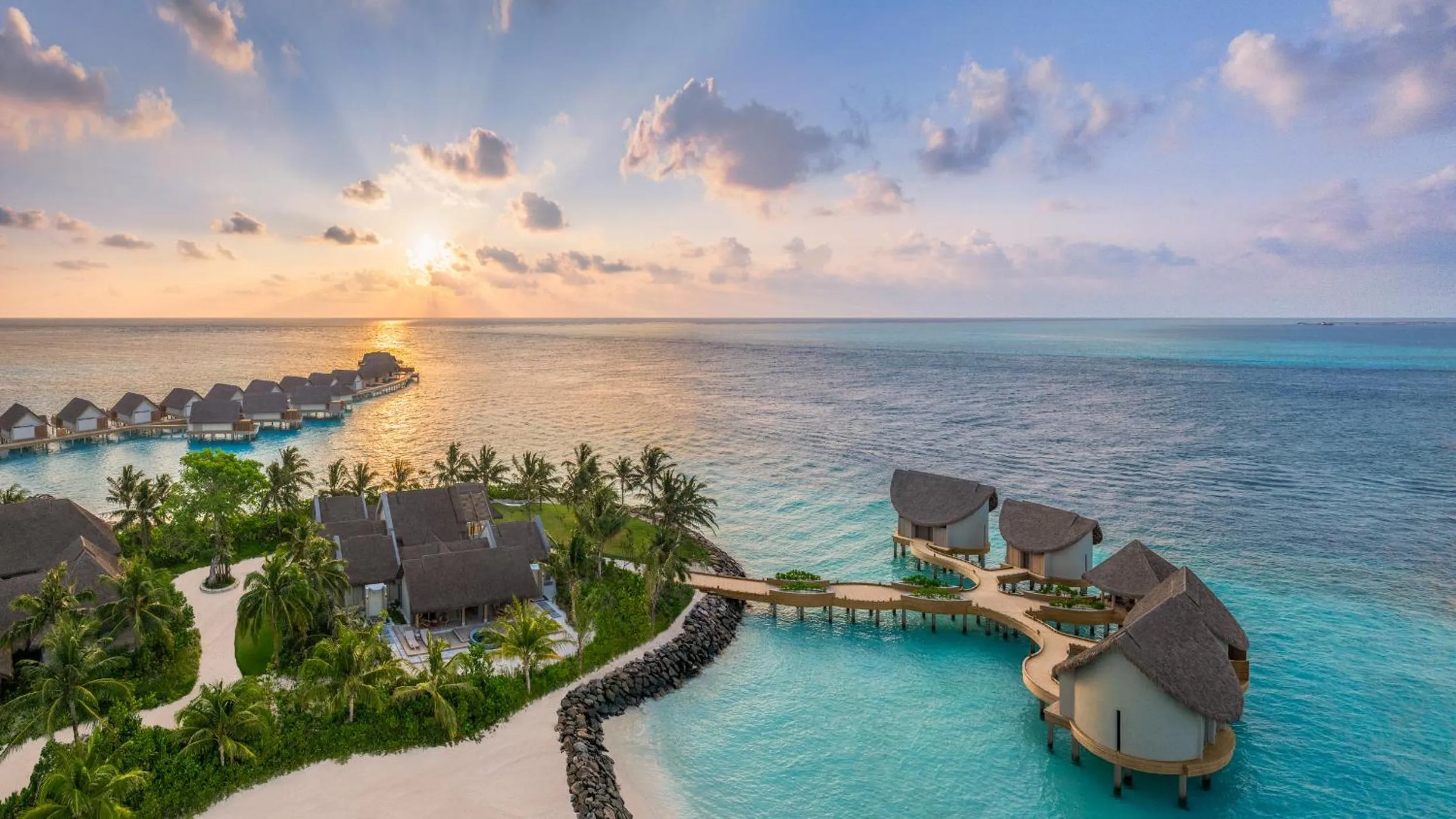 Property building in JW Marriott Maldives Kaafu Atoll Island Resort