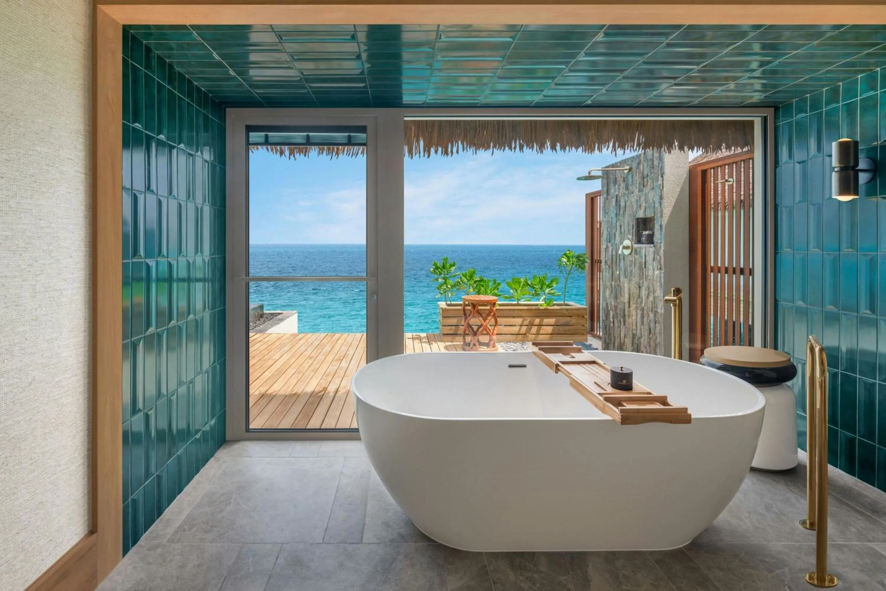 Bathroom in JW Marriott Maldives Kaafu Atoll Island Resort