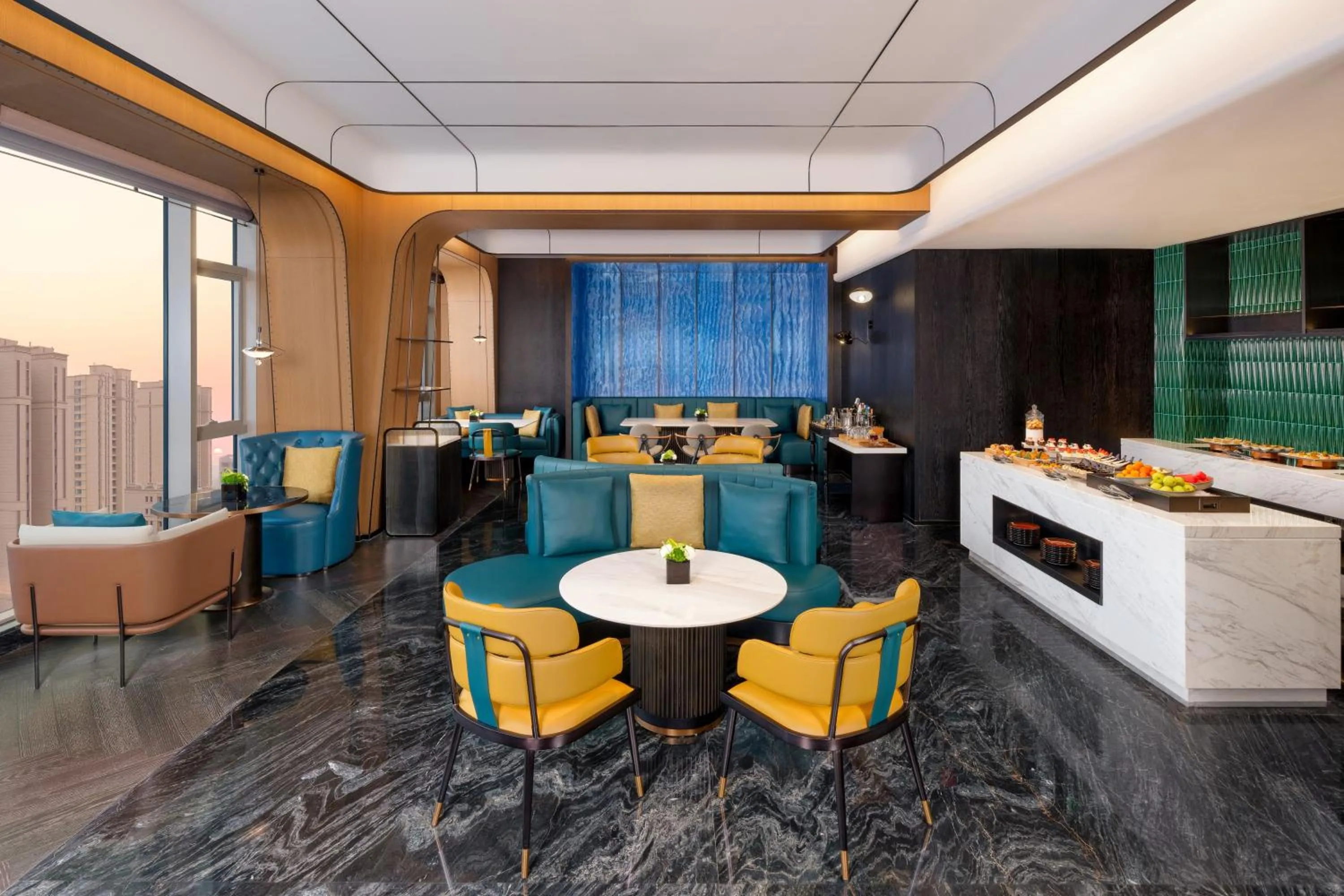 Living room in Renaissance Qingdao Hotel