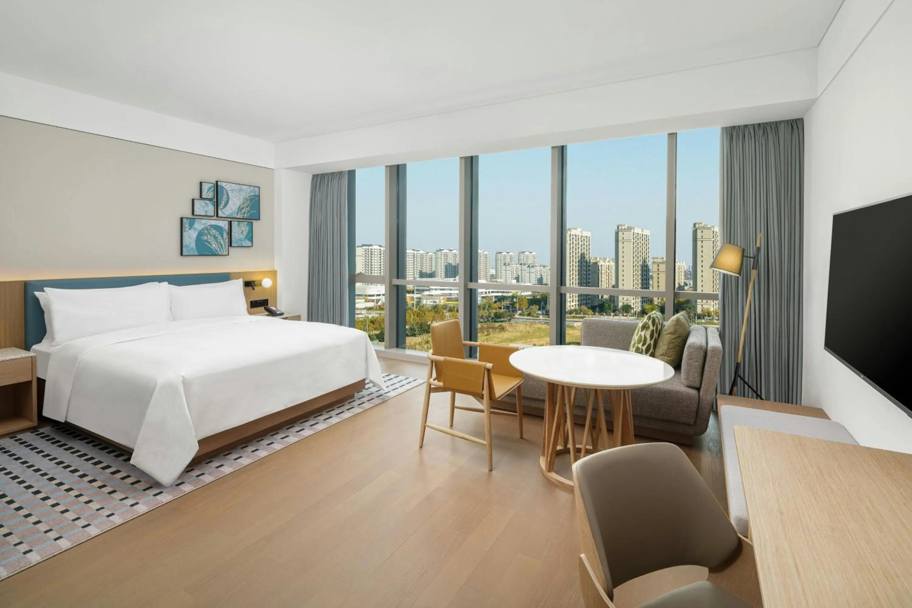 Photo of the whole room, Bed in Element Qingdao