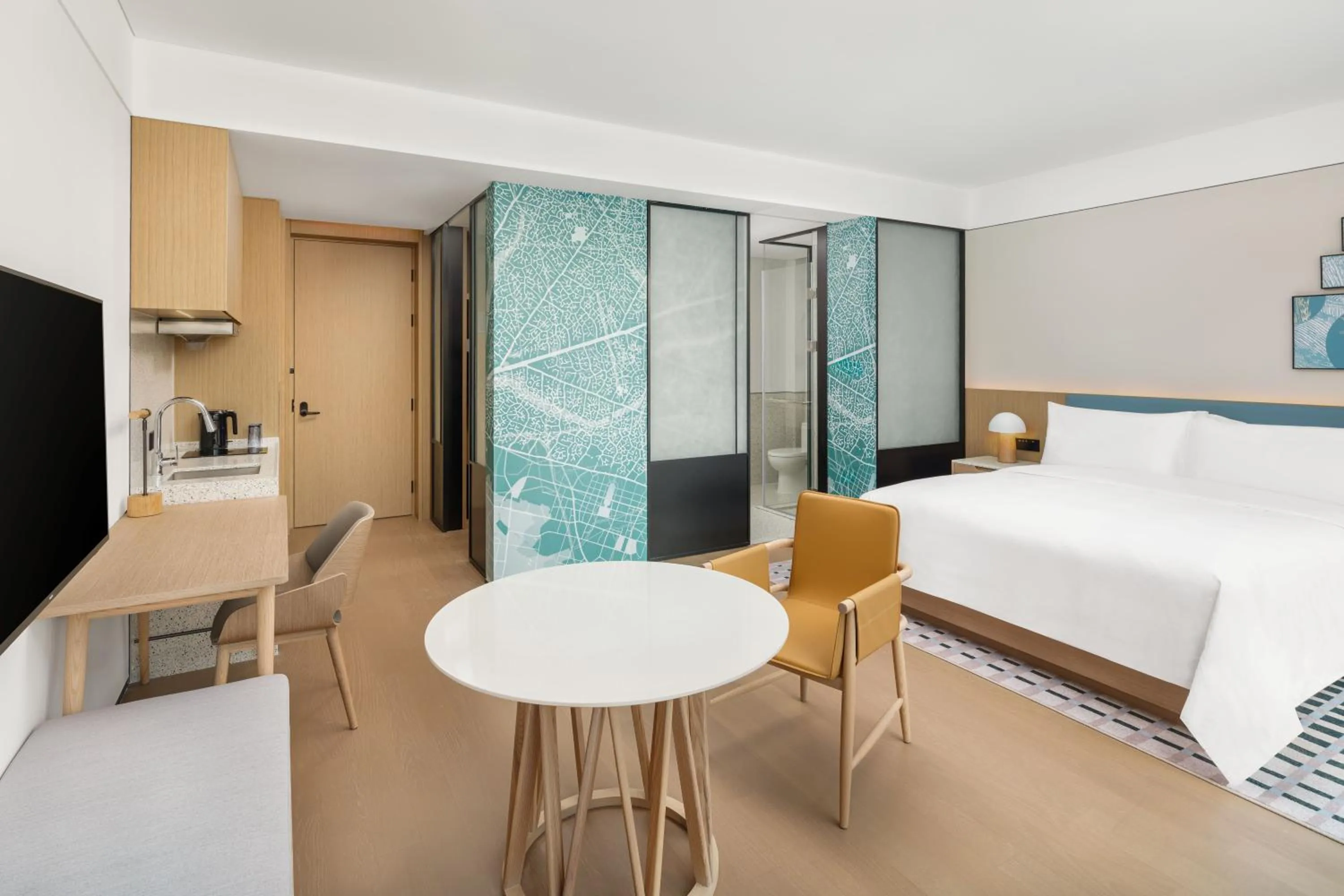 Photo of the whole room, Bed in Element Qingdao